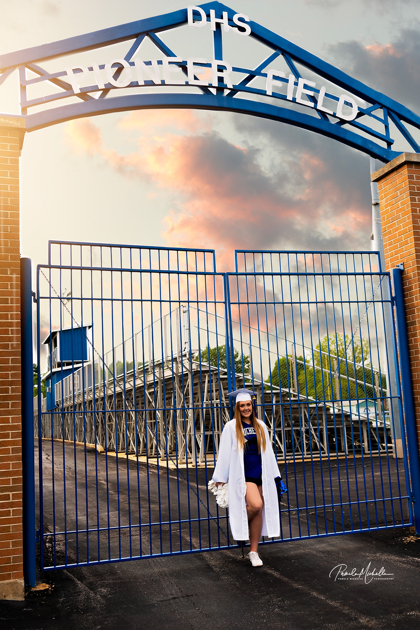 Senior cap and gown session, St. Louis, MO