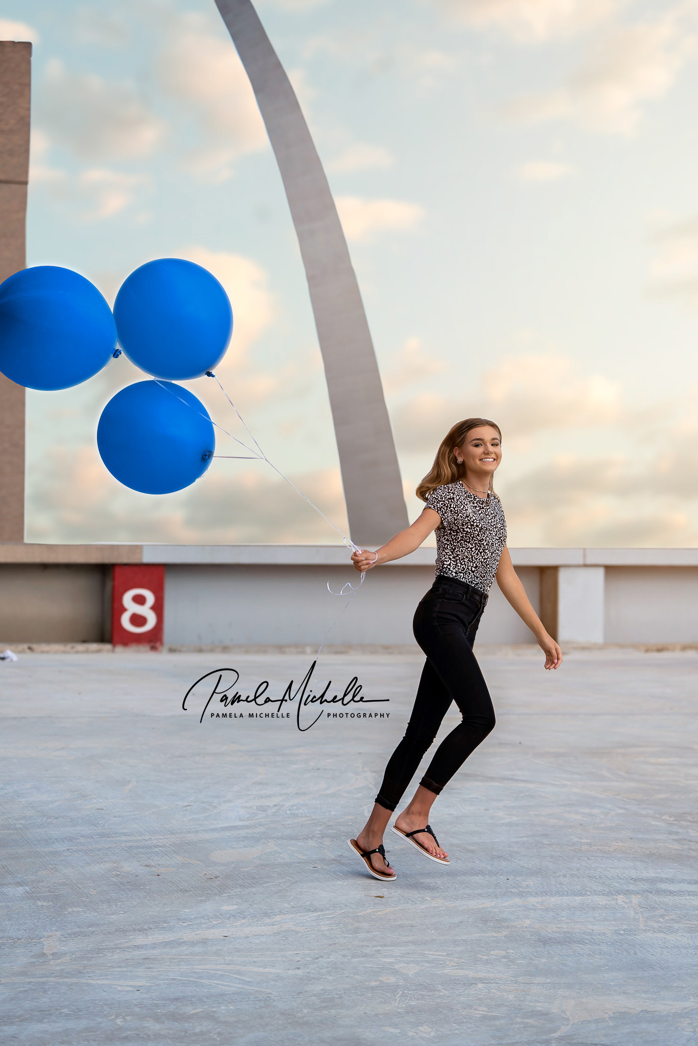 Downtown Rooftop senior session, St. Louis, MO