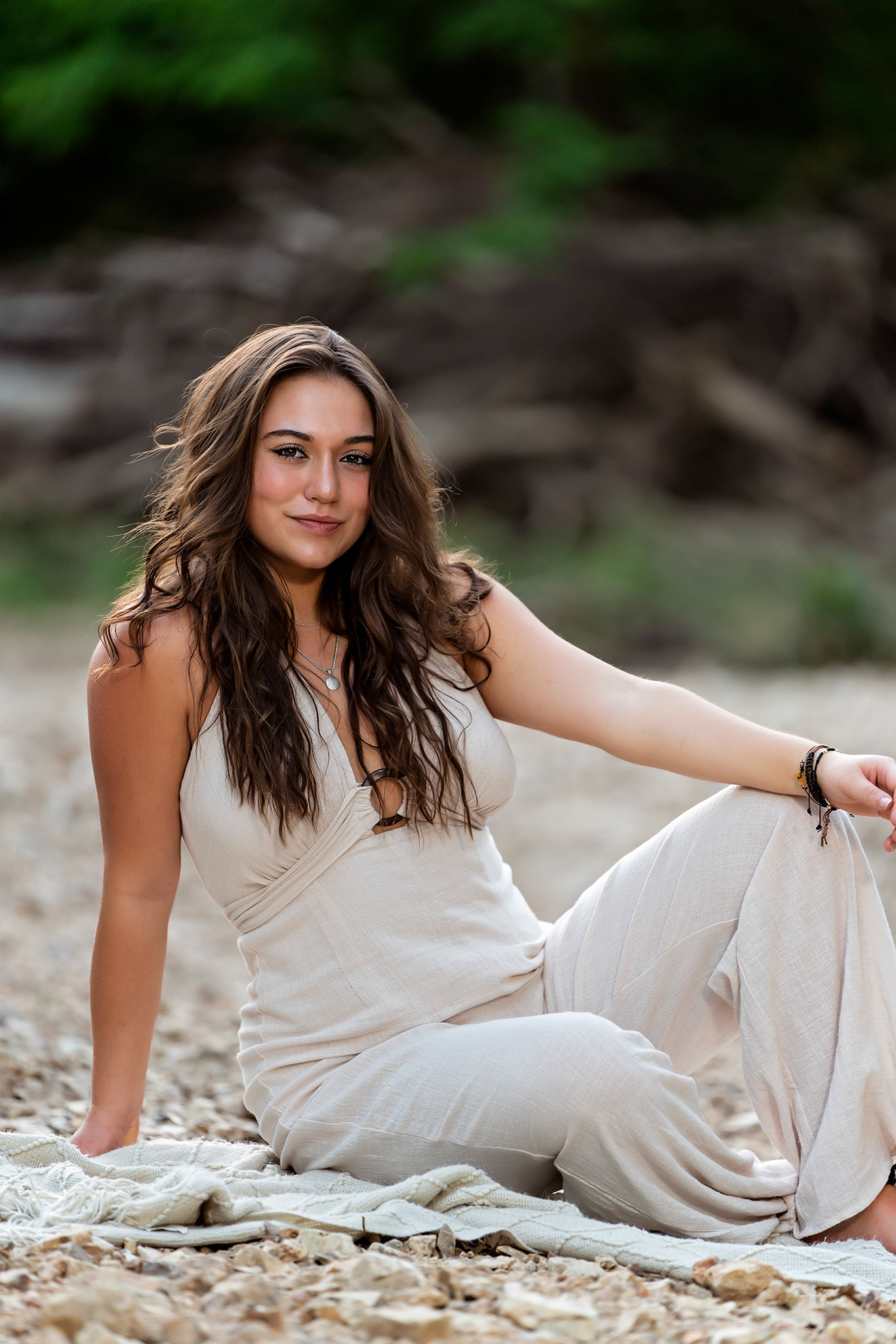 Natural light senior creek session, St. Louis, MO