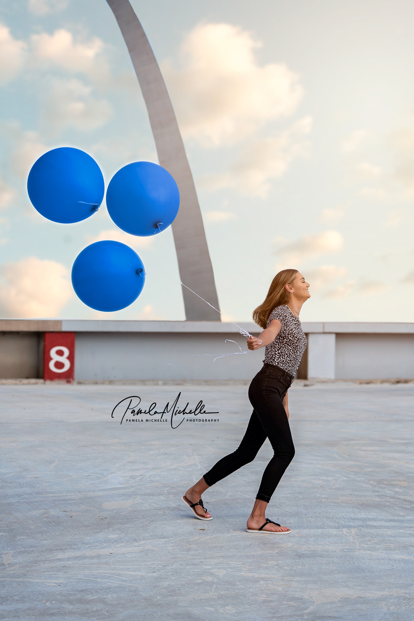 Downtown Rooftop senior session, St. Louis, MO