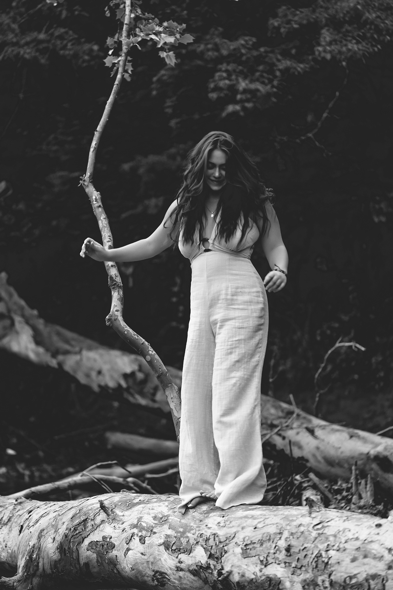 Natural light senior creek session, St. Louis, MO