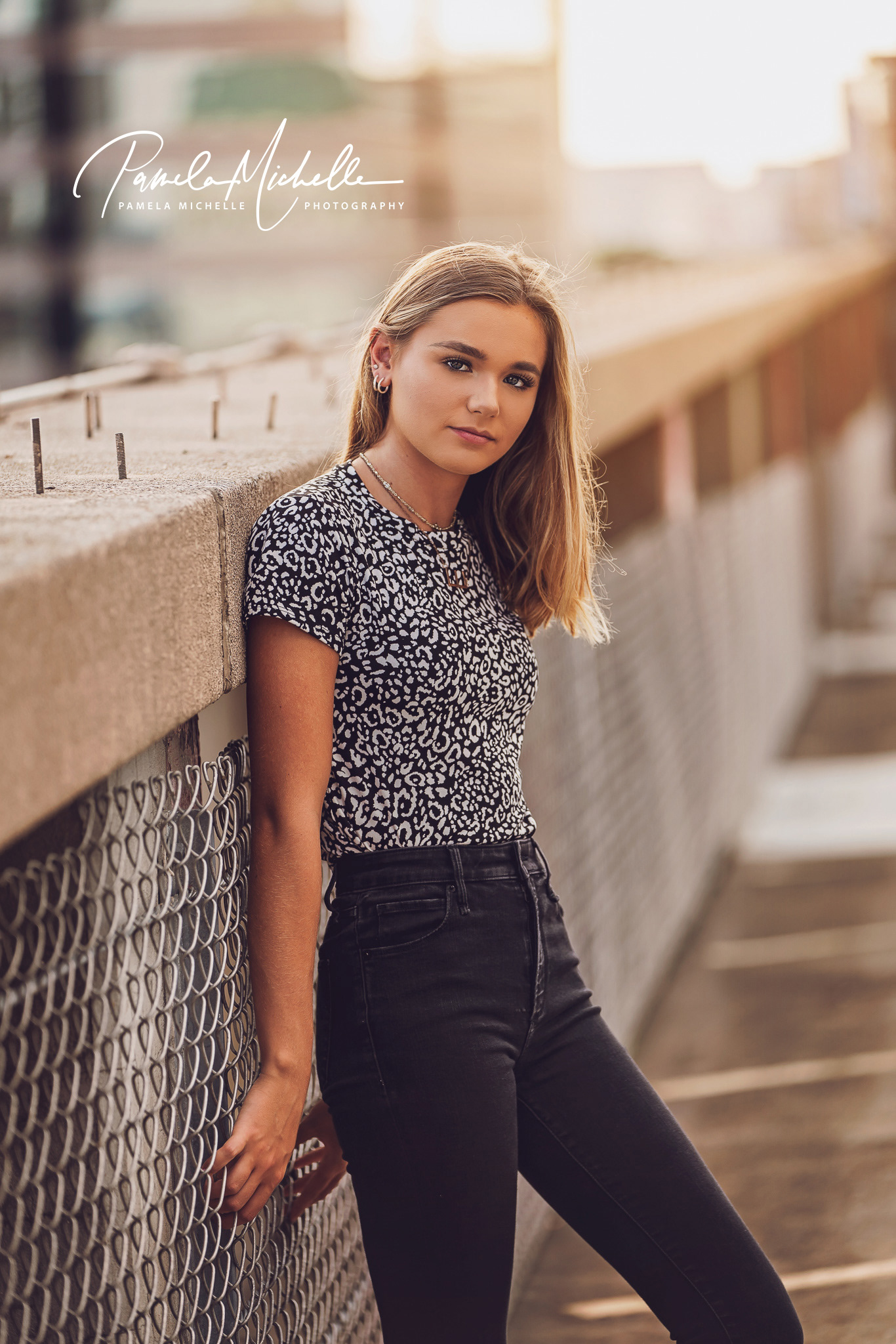Downtown Rooftop senior session, St. Louis, MO