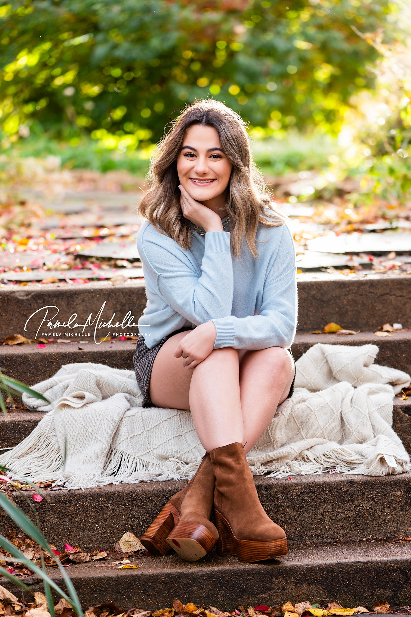 Natural light fall senior session, St. Louis, MO
