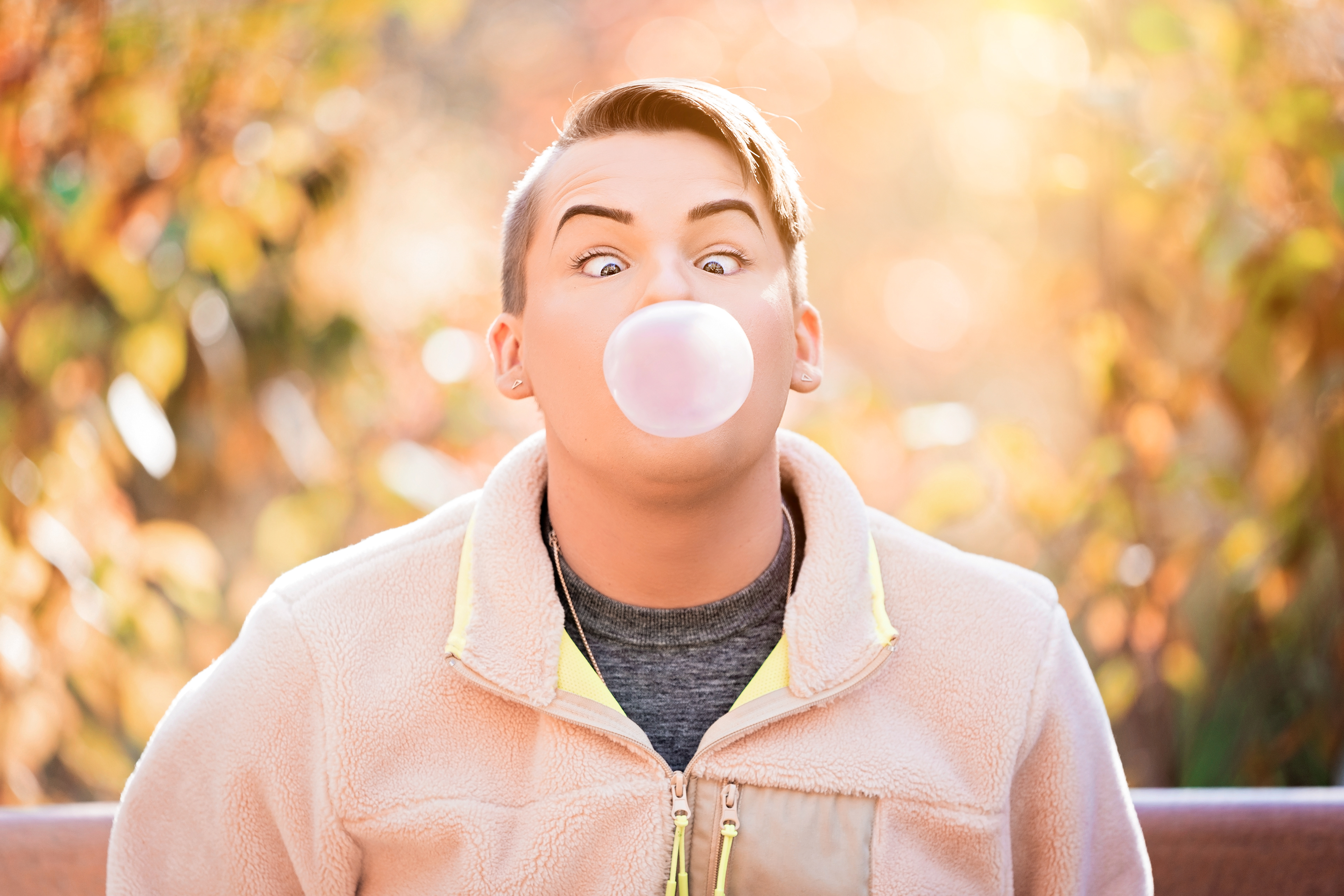 Senior natural light fall session, St. Louis, MO