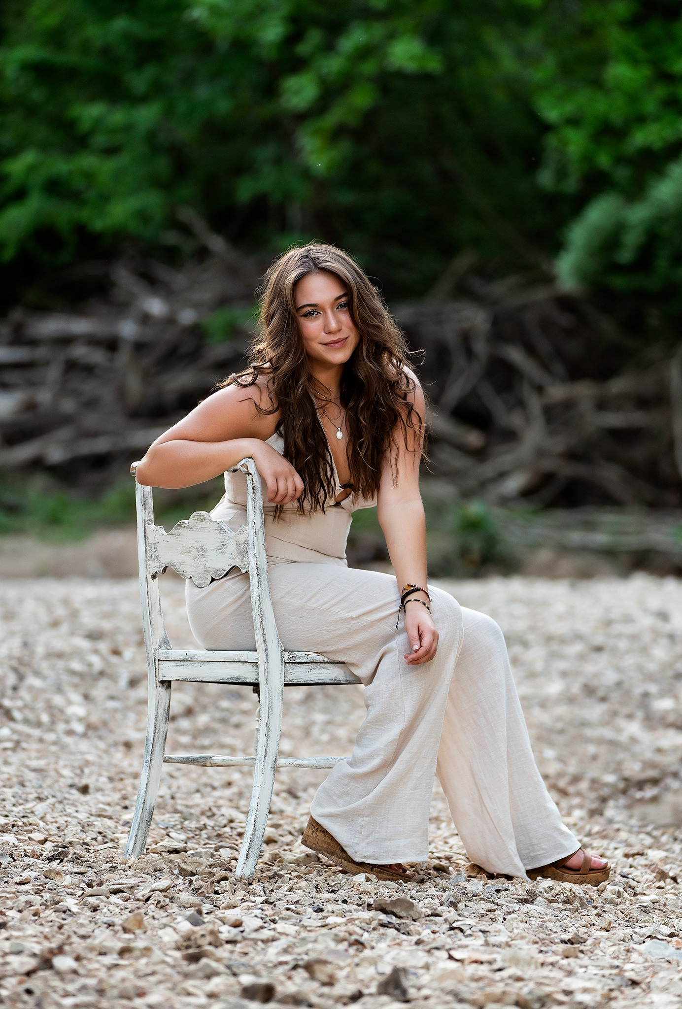 Natural light senior creek session, St. Louis, MO