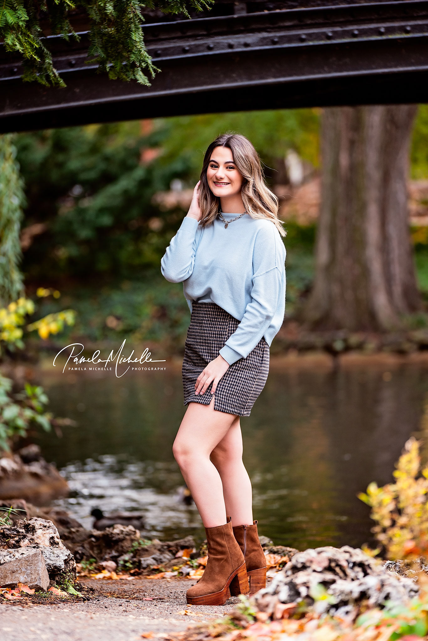 Natural light fall senior session, St. Louis, MO