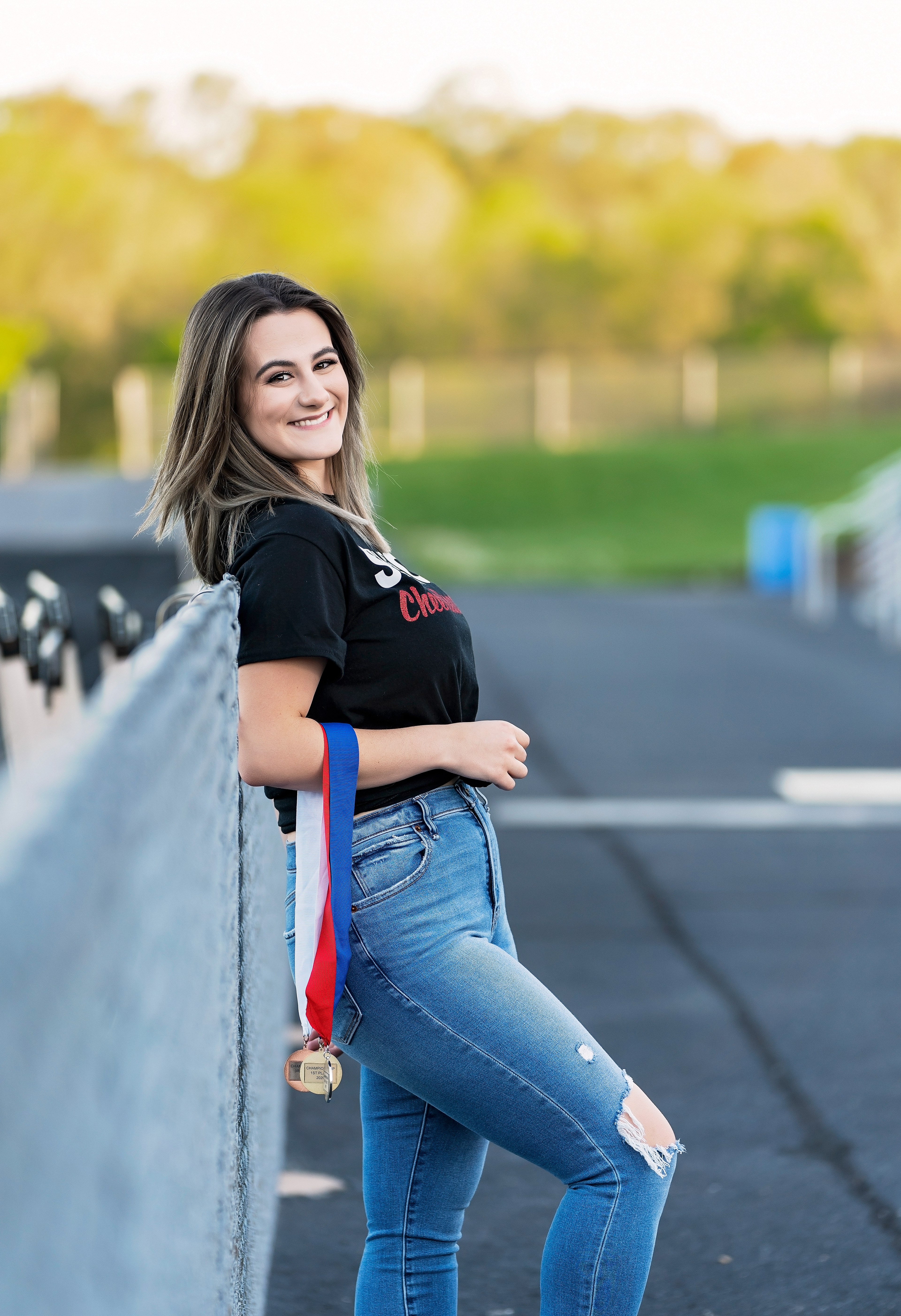 Natural light senior session, Troy, IL