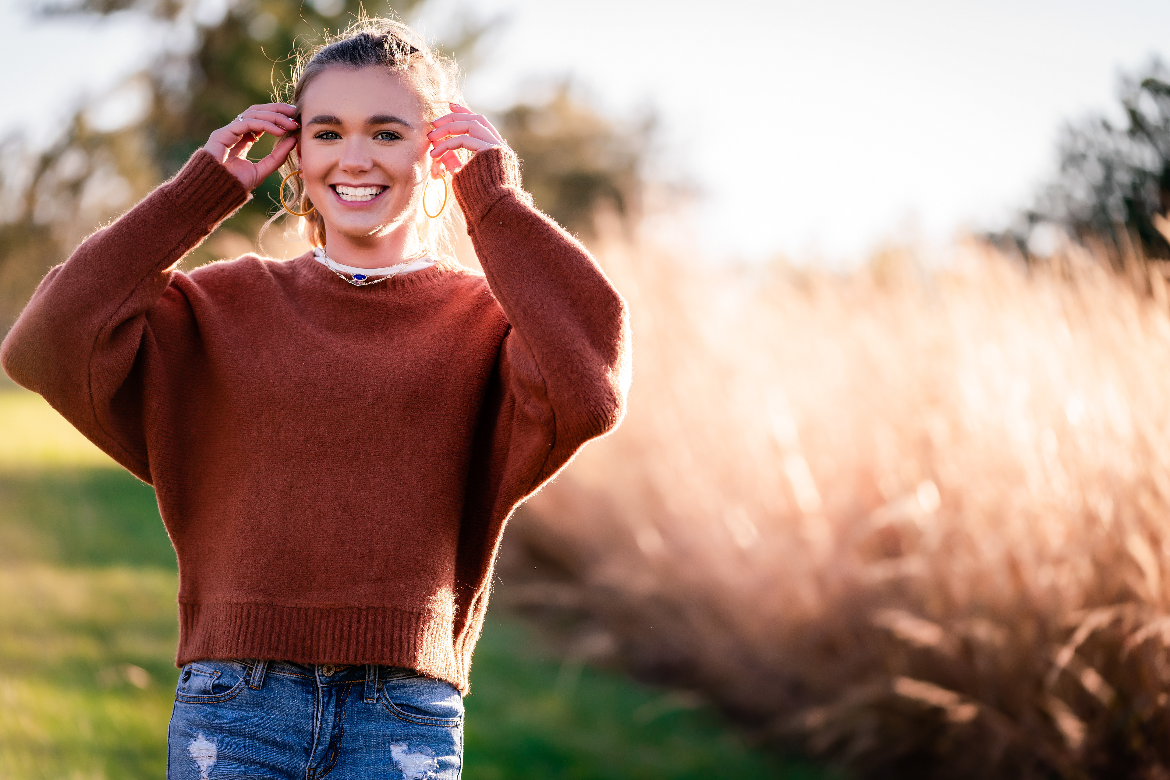 Senior natural light fall session, St. Louis, MO