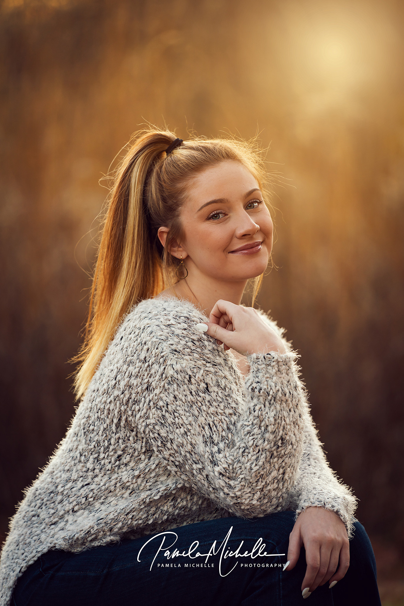 Senior natural light fall session, St. Louis, MO
