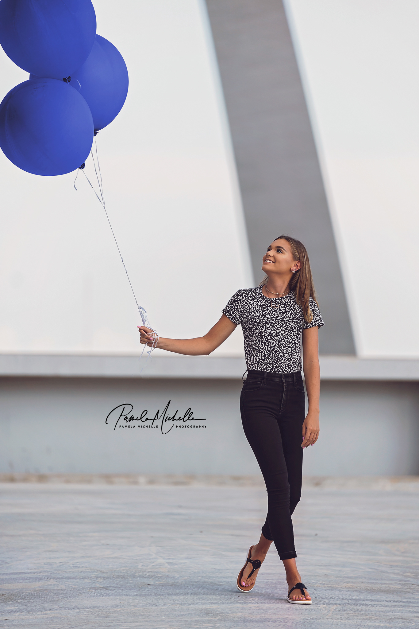 Downtown Rooftop senior session, St. Louis, MO