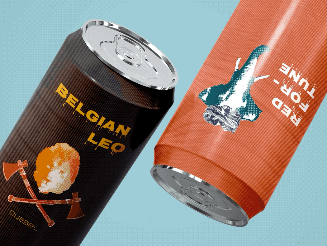 Beer can designs for Little America Brewing Co. 