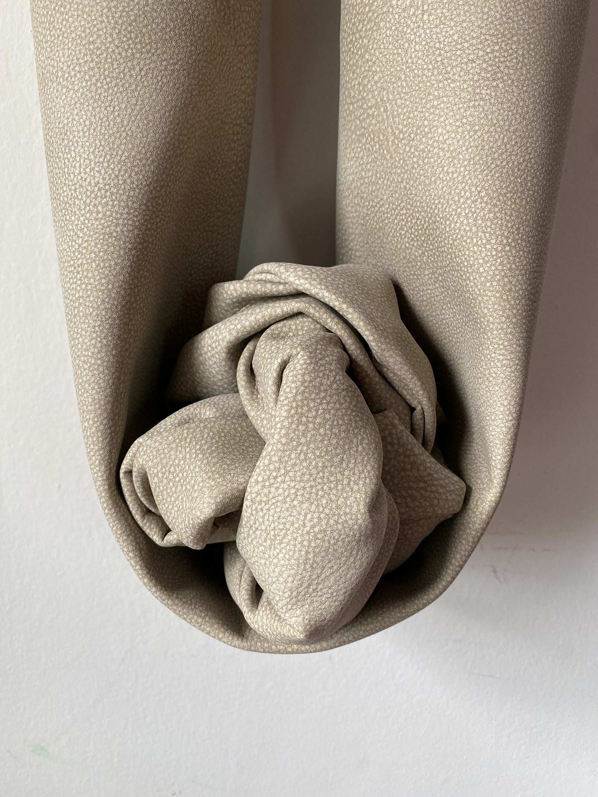 Untitled Study. 2024. Leather. 30"x12"x6".
