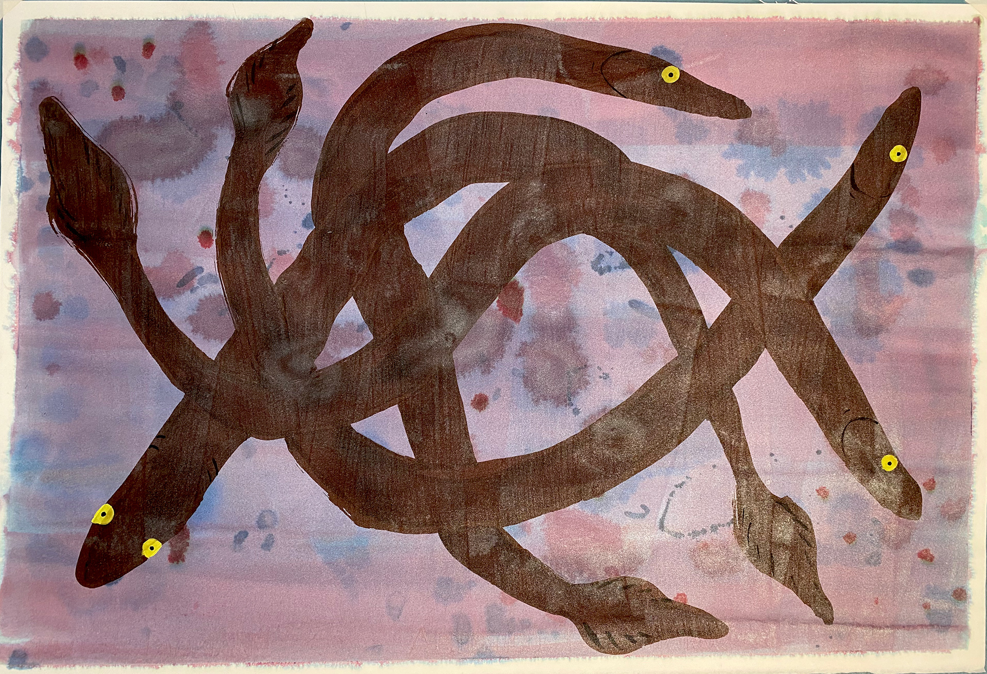 The Marsh, 1979. Watercolor and ink on Arches. 15"x20". 2023