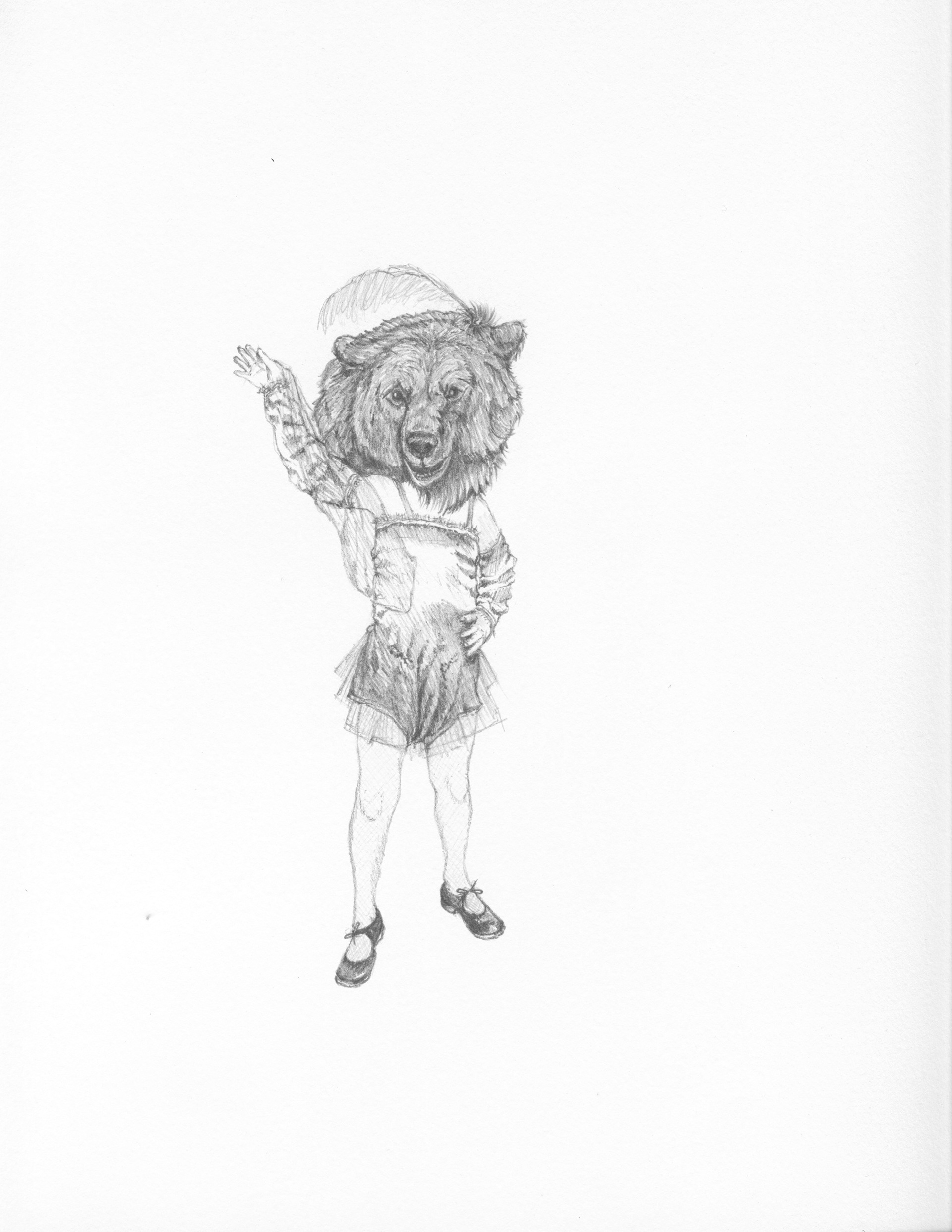 Self Portrait. Watercolor on paper. 9"x12". 2012.