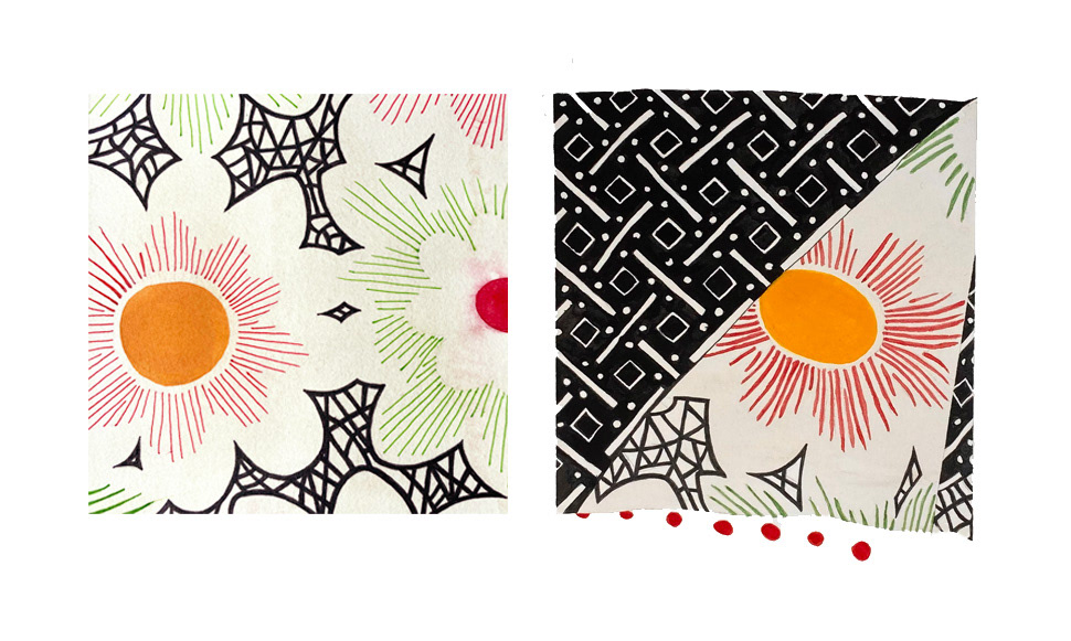 Untitled Diptych. Watercolor and gouache on Arches. 10"x6". 2022.