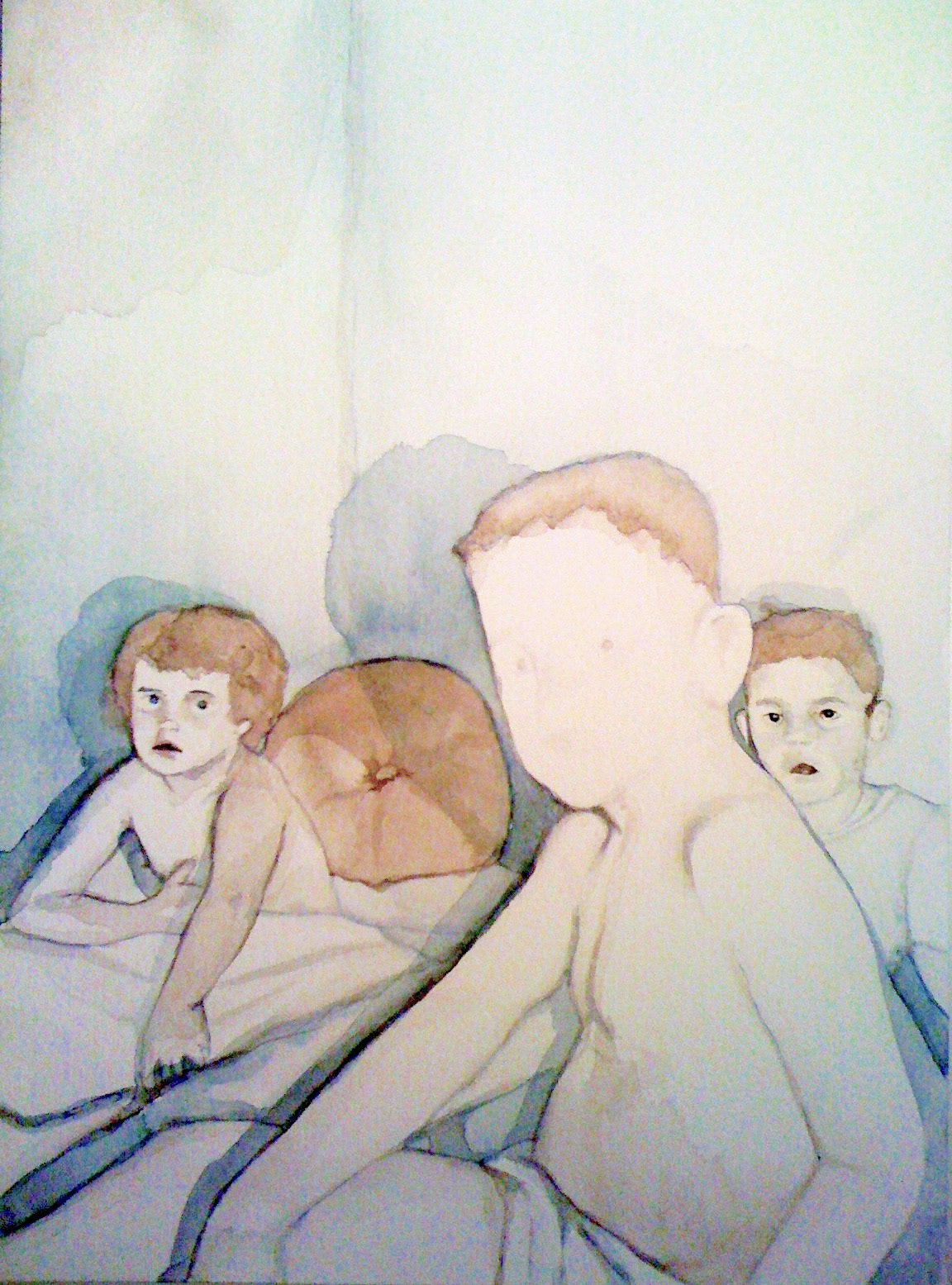 Blowout. Watercolor on Arches. 8"x10". 2014.