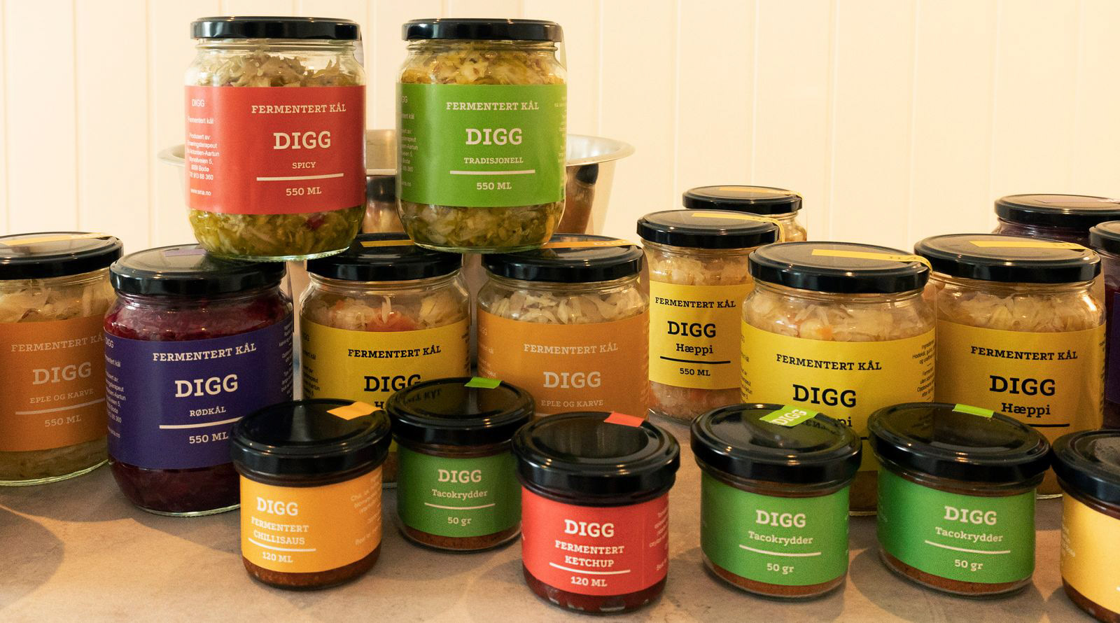 DIGG fermentert kål