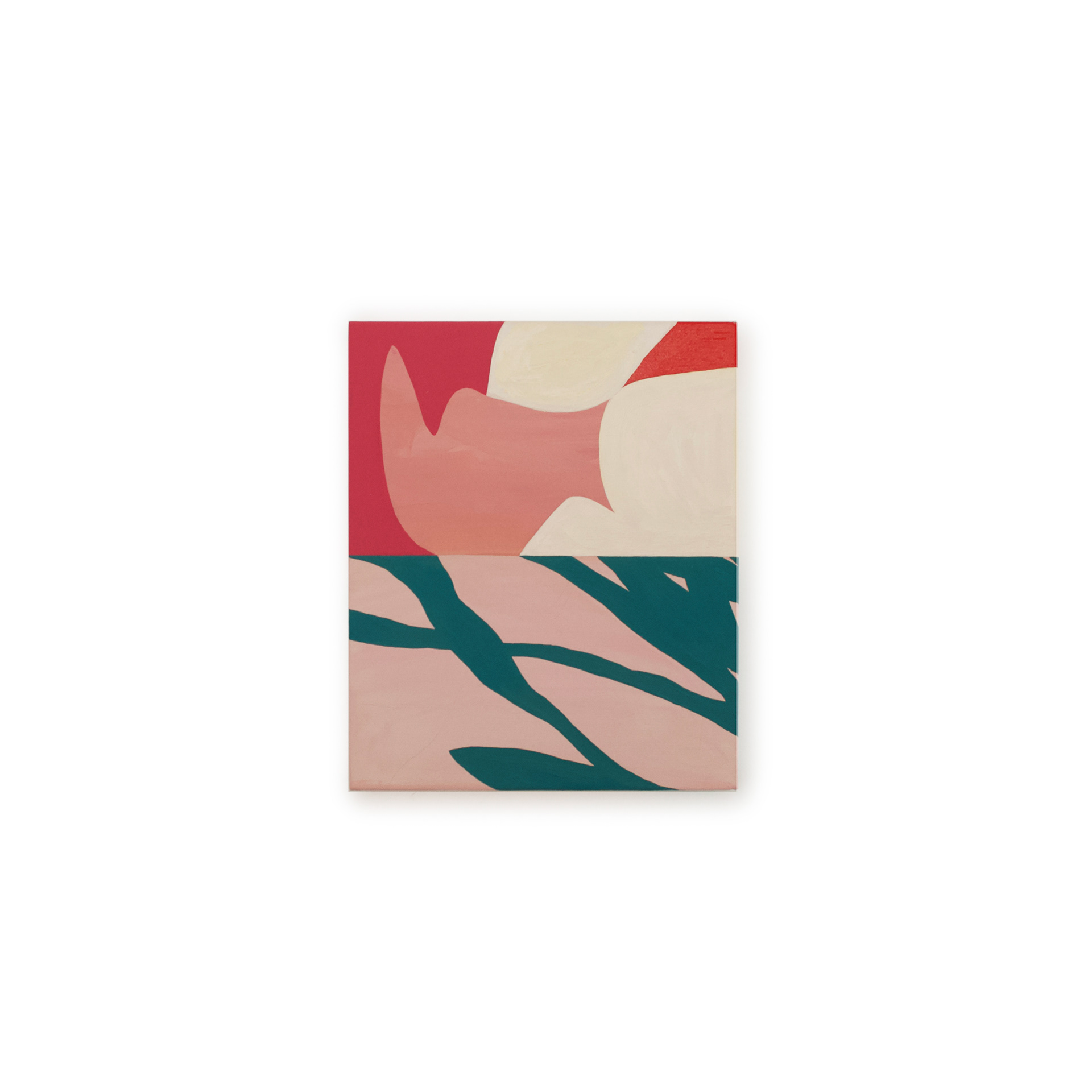 Crescente, 2025. acrylic on canvas. 30x25 cm 
