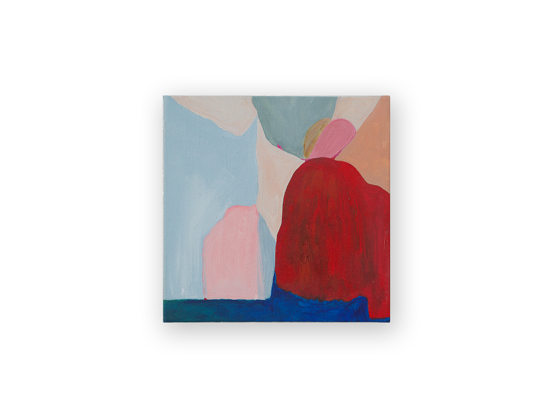 Paisagem II, 2025. acrylic on canvas. 20x20 cm 