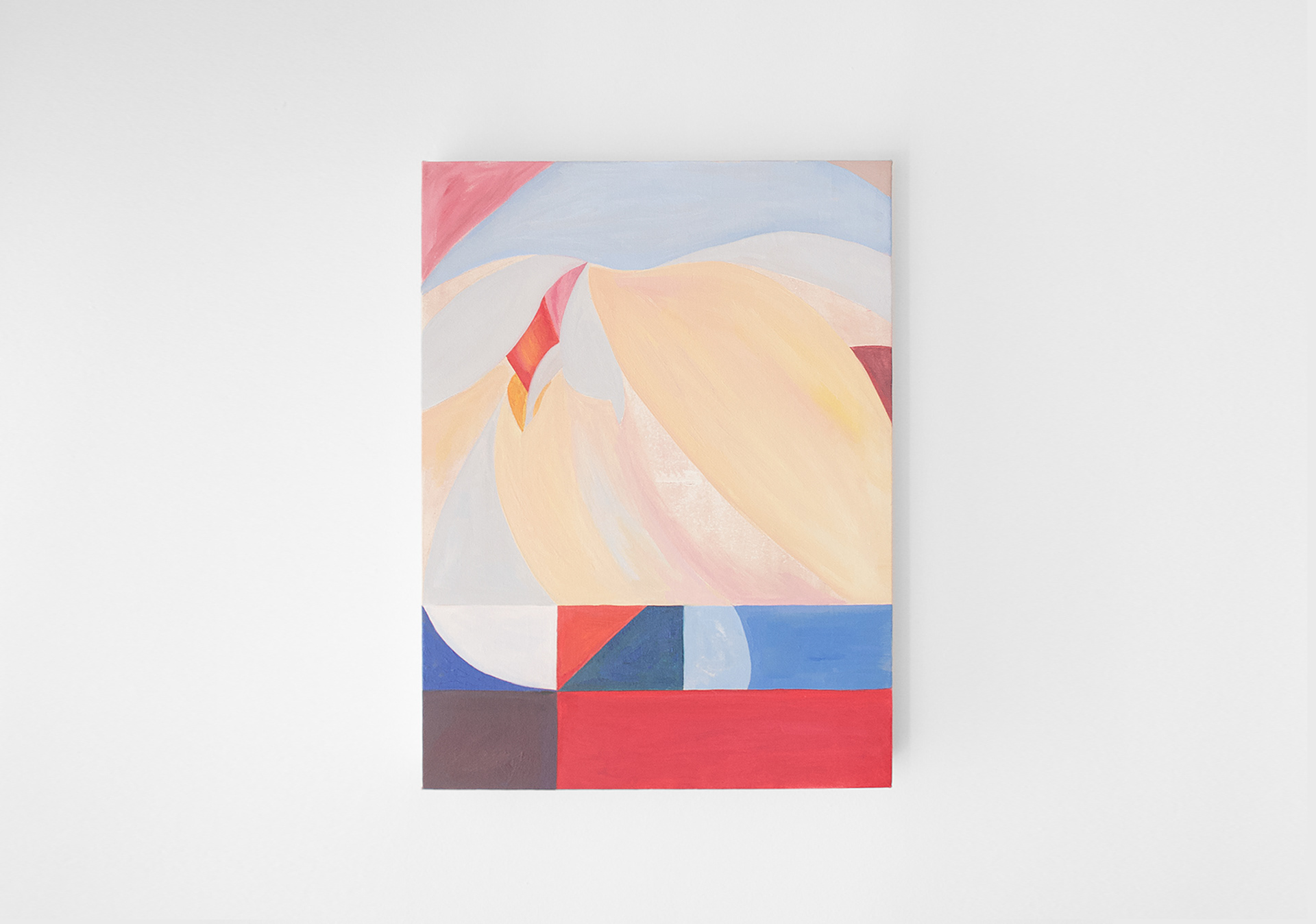 Estrutura e organismo II (Structure and Organism II), 2026 Oil on canvas 41 × 30 cm