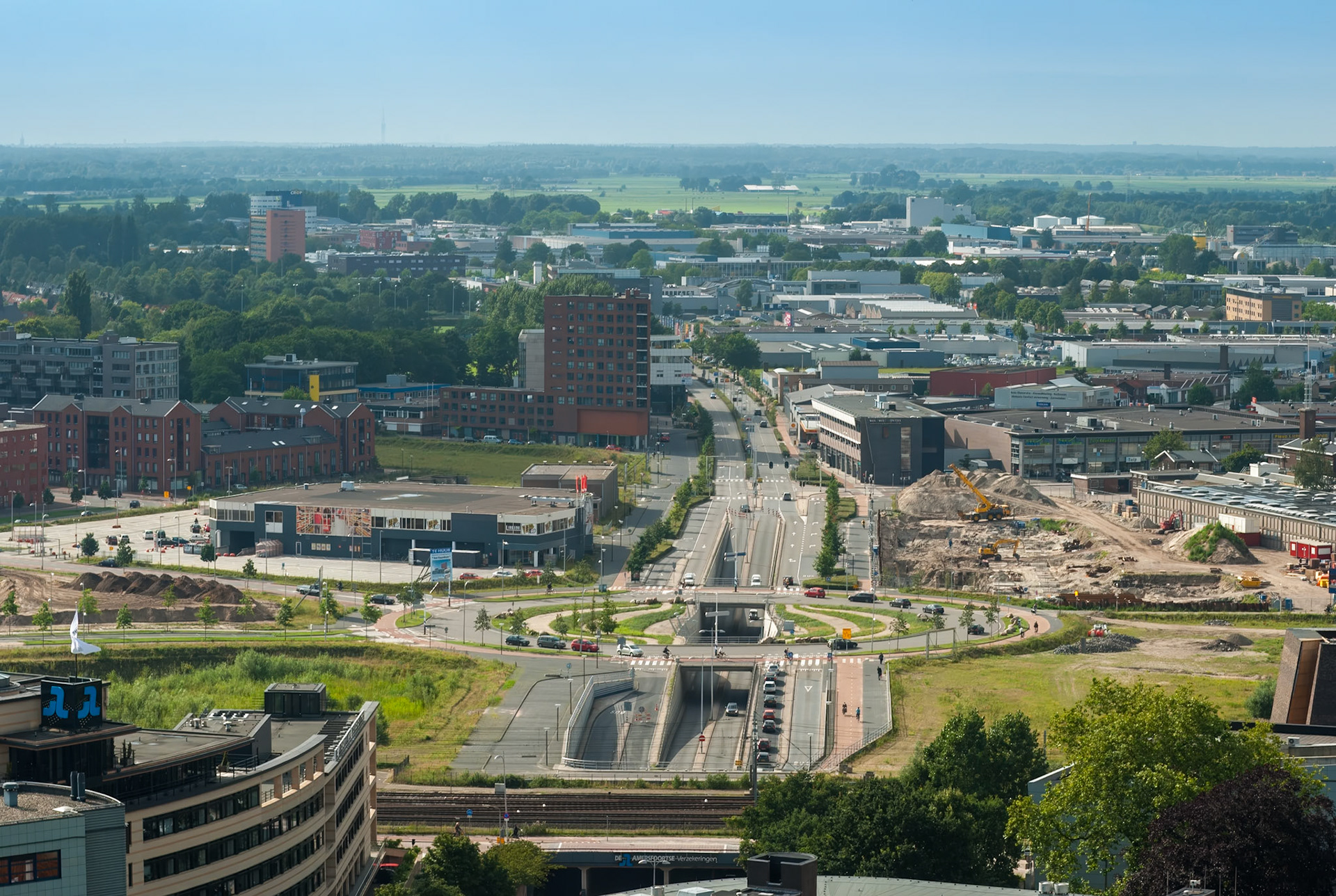 de Nieuwe Poort, Eemplein in aanbouw