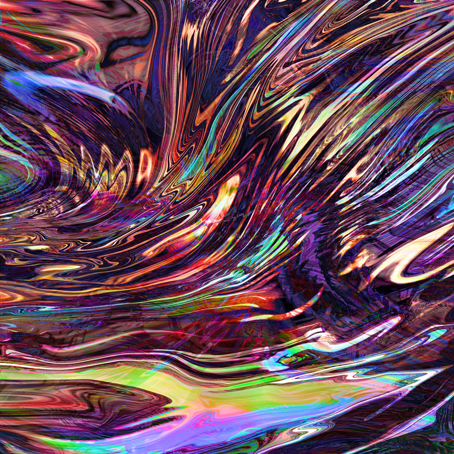 "Christmas Liquid Chrome" 12 x 12 in. Giclee. November 2023