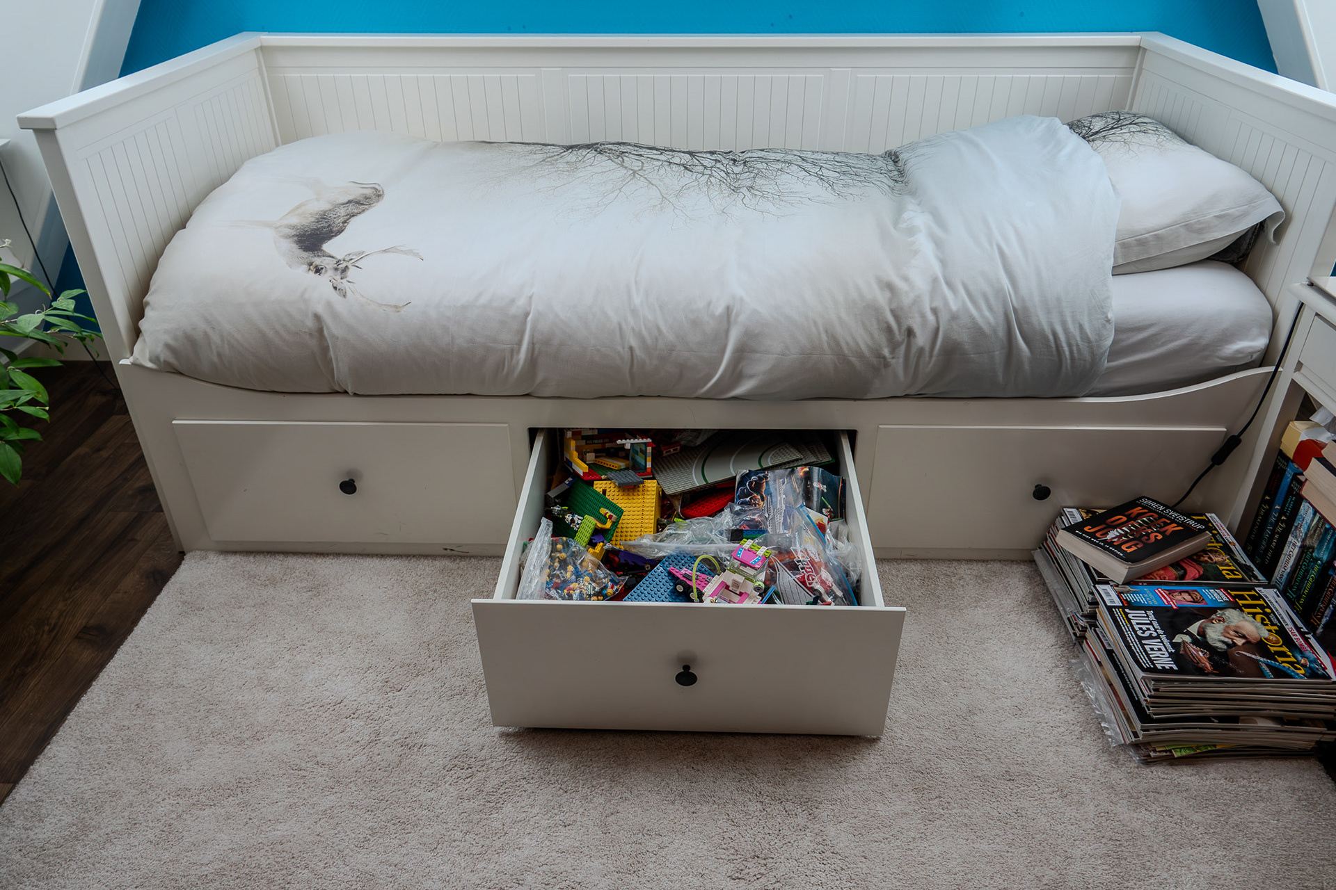 Figure 4. My bedroom in Apeldoorn with my LEGO drawer.