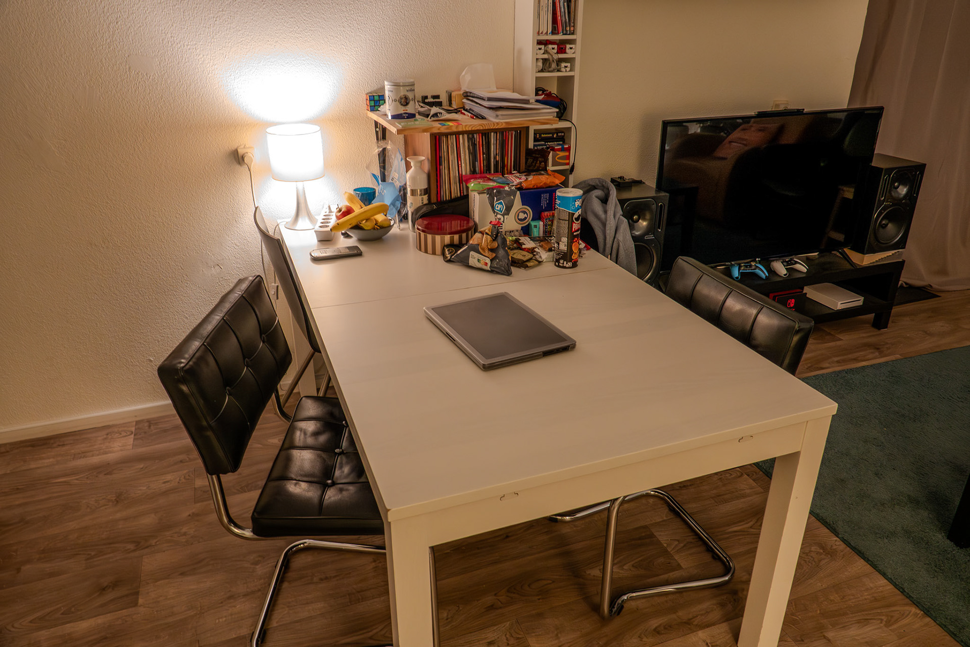 Figure 10. Our table in the living room in Enschede.