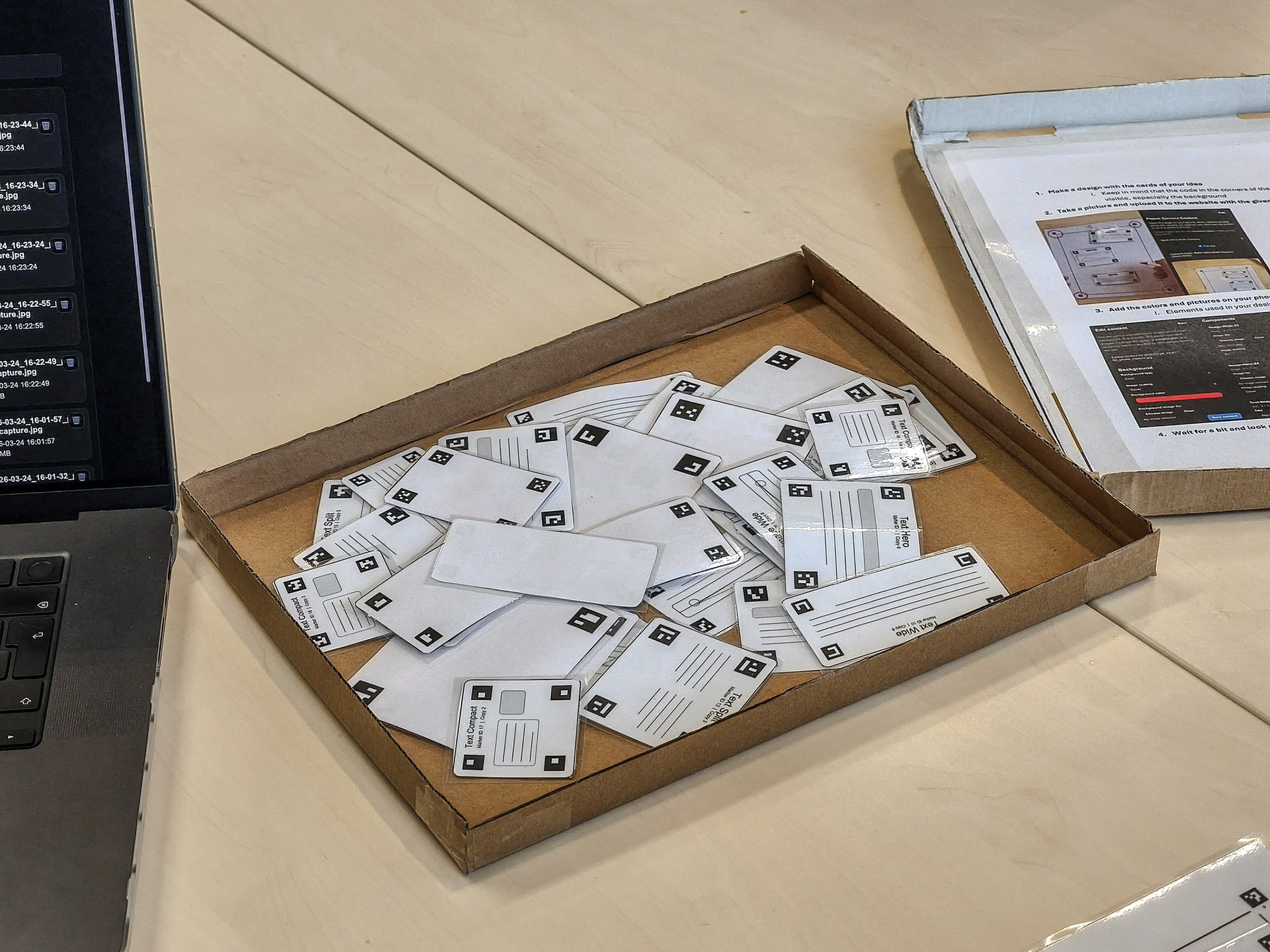 Figure 3. The box with UI cards.