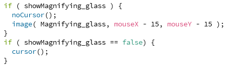 Code magnifying glass