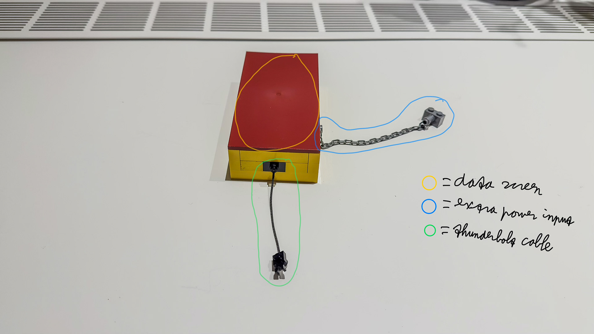 Figure 5. The base hub (right).