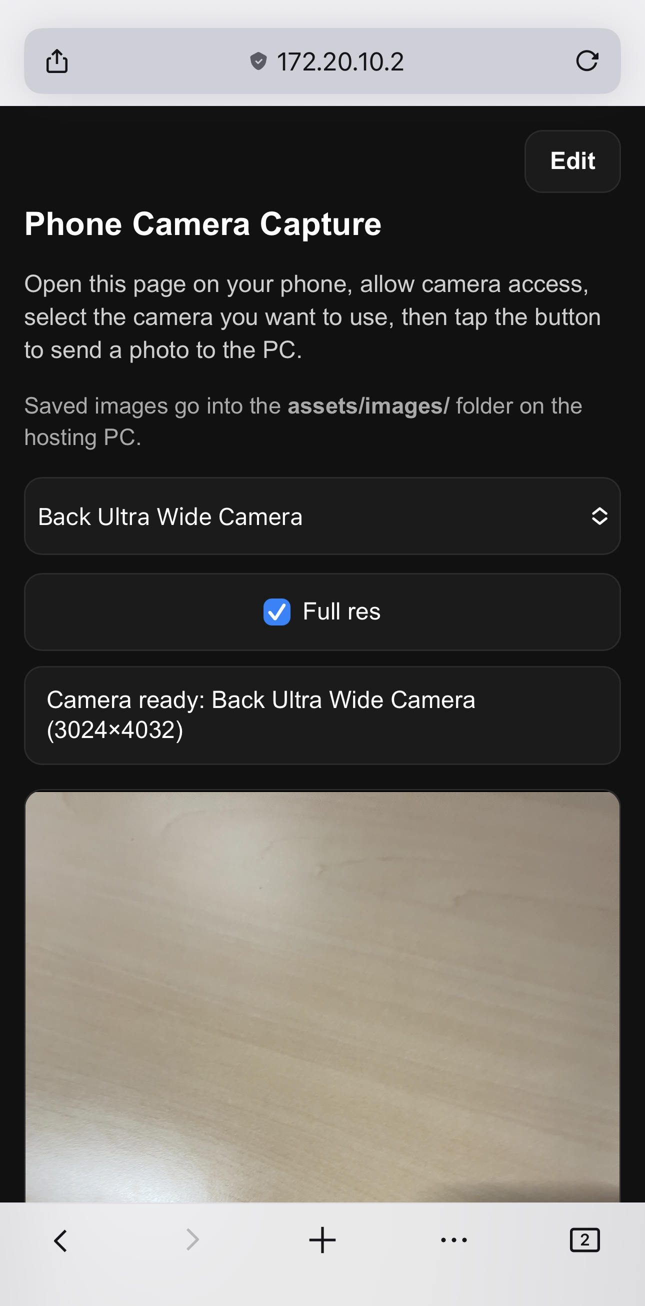 Figure 2. Phone view of the home page (1/2).