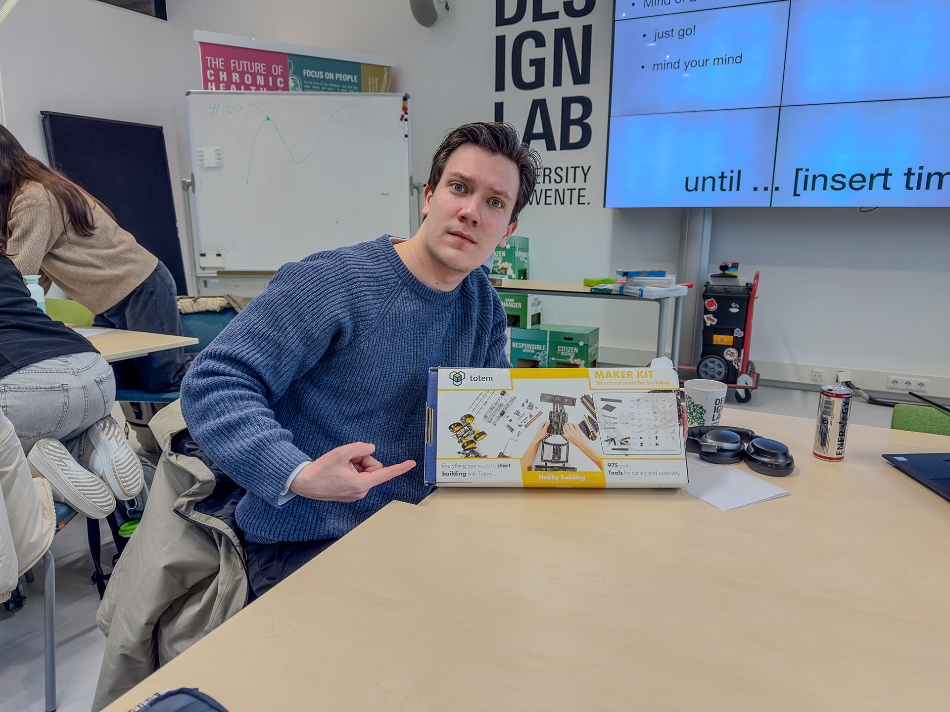 Figure 2. Unboxing the Totem Maker Kit.