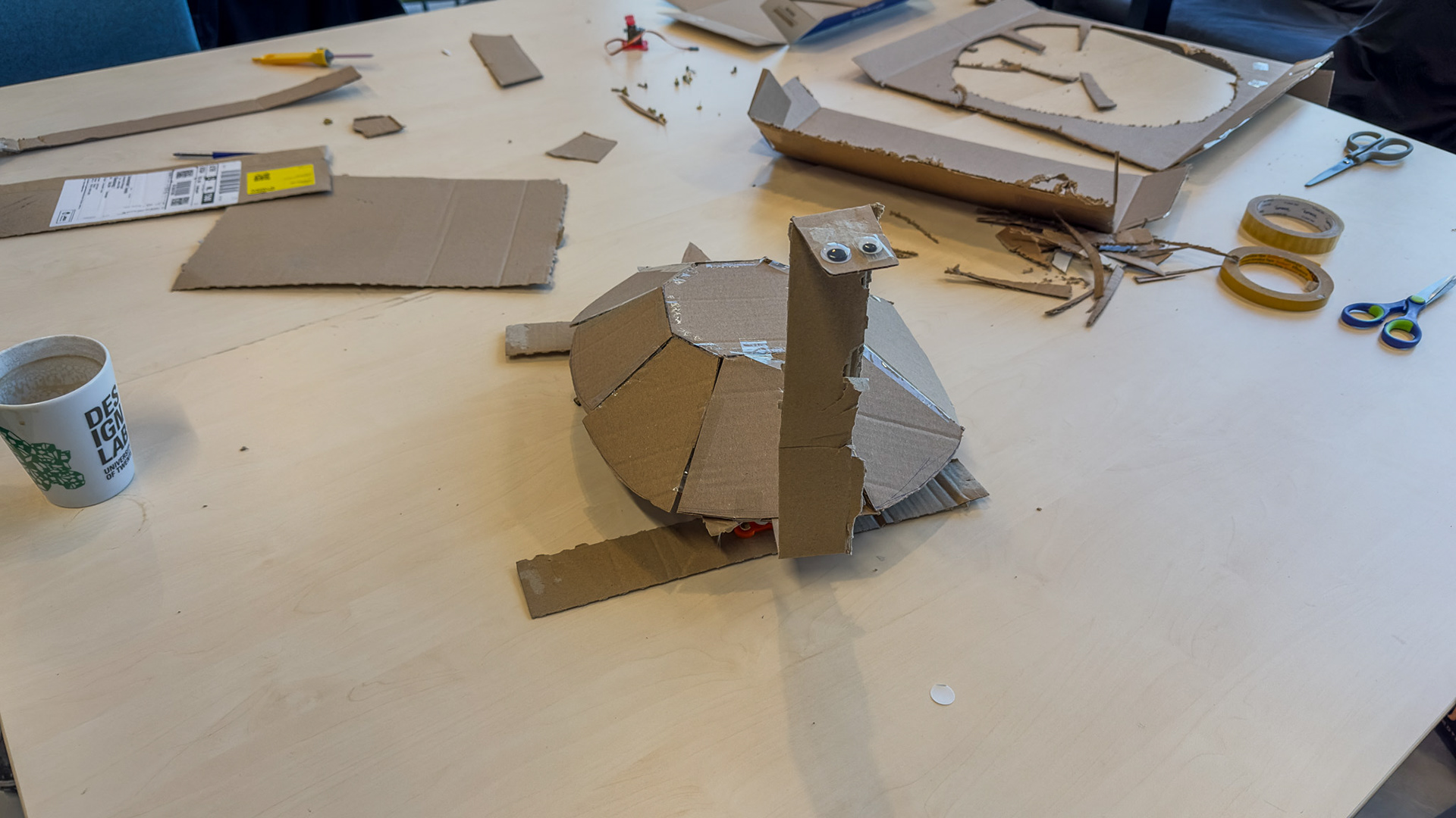 Figure 6. The first iteration of our turtle.