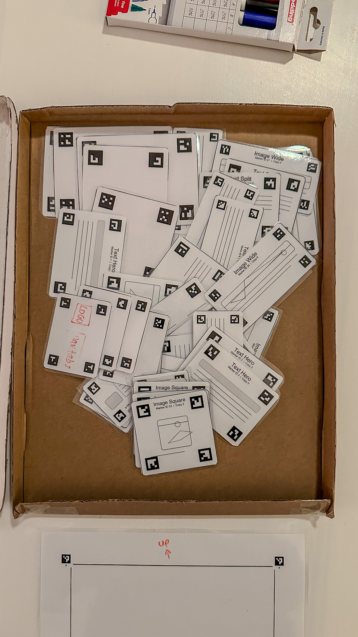 Figure 4. The various UI cards.