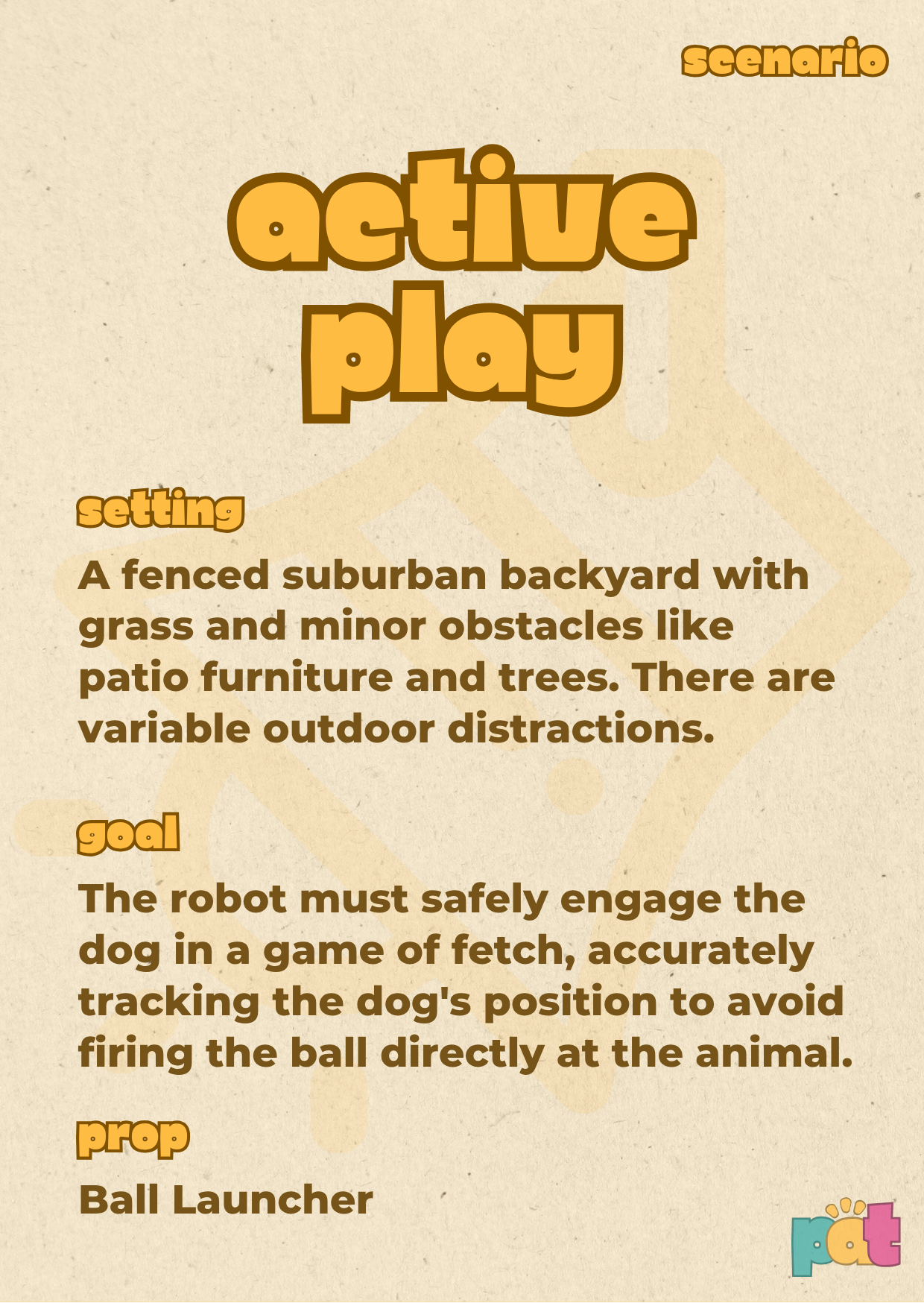 Figure 20. Resulting redesign - Second version of the scenario cards, scenario 3.