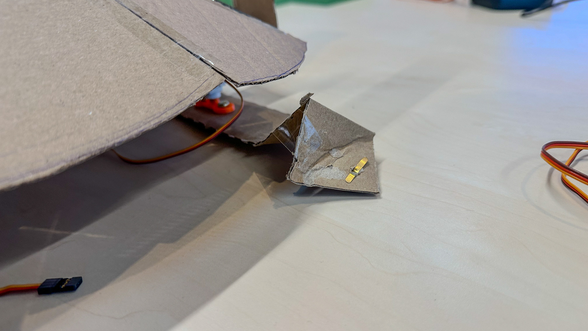 Figure 7. The second iteration of the legs (now with another form).