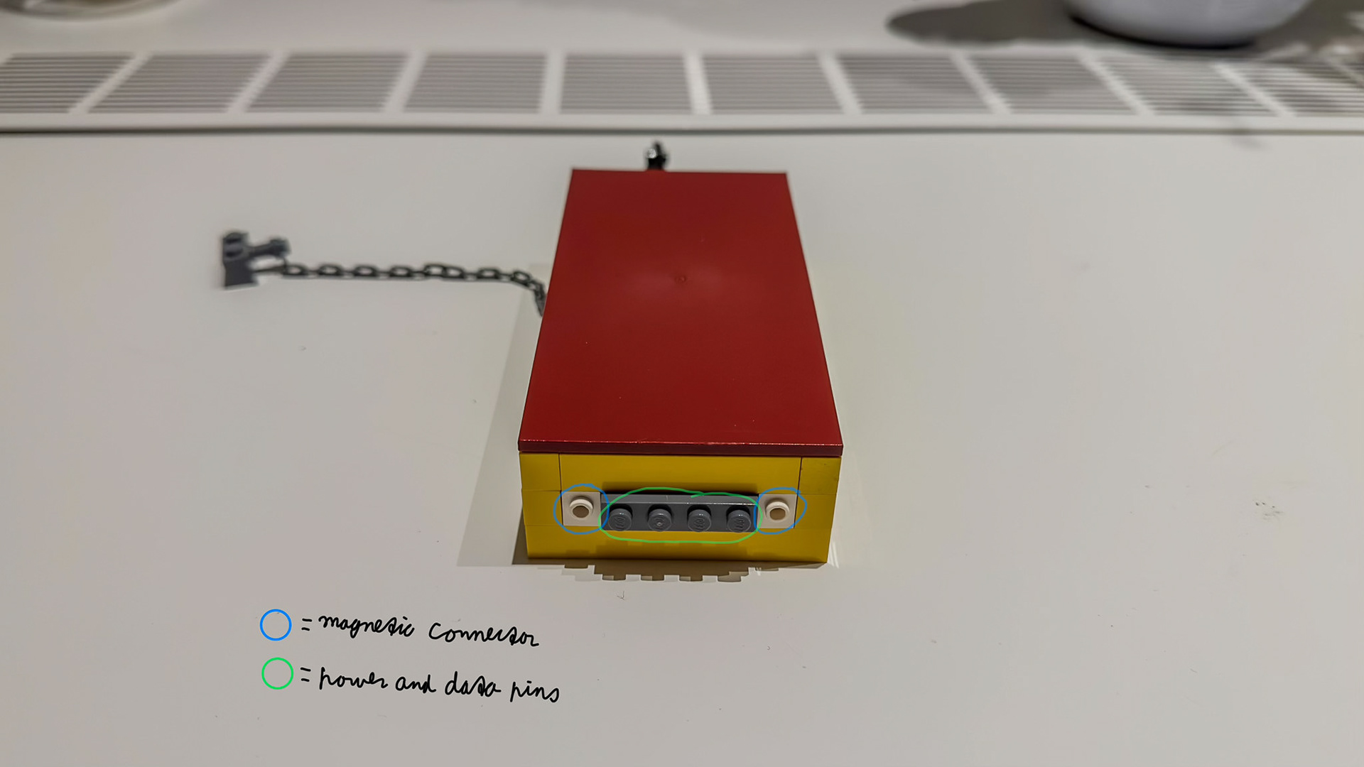 Figure 7. The base hub (left).