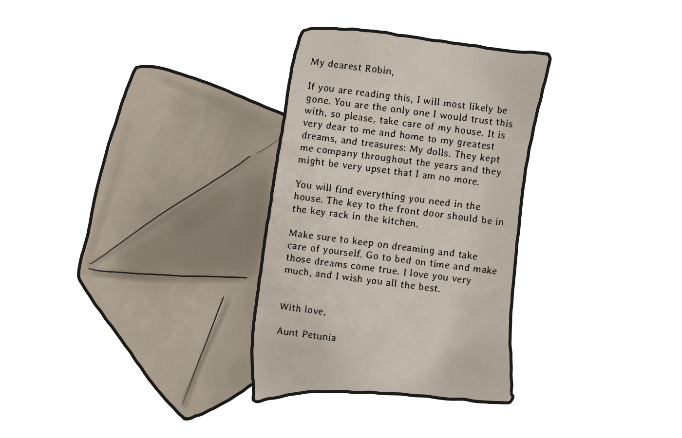 Letter at the start