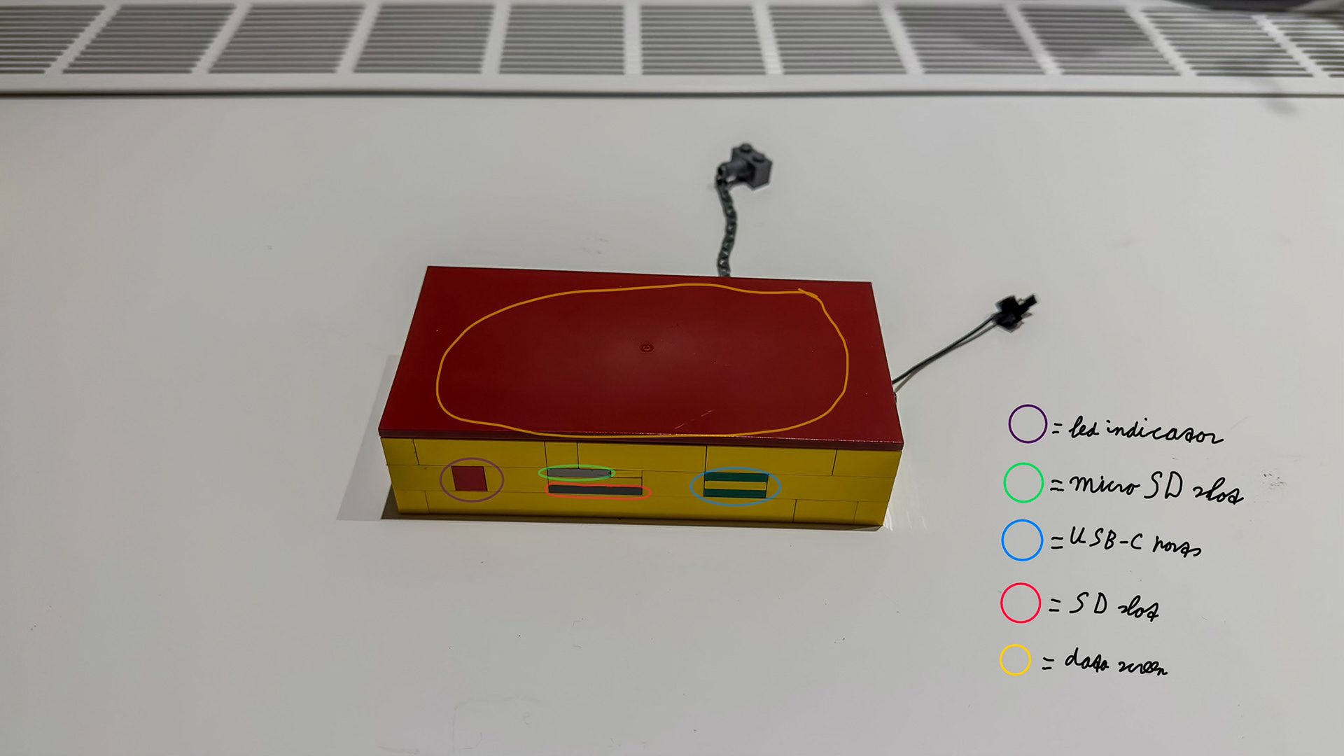 Figure 4. The base hub (front).