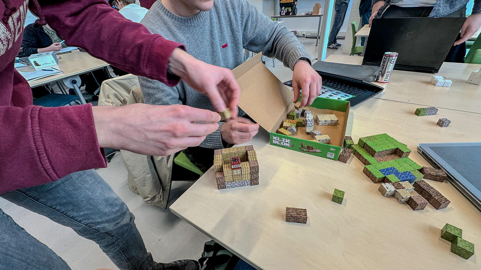 Figure 3. Starting with building the house.