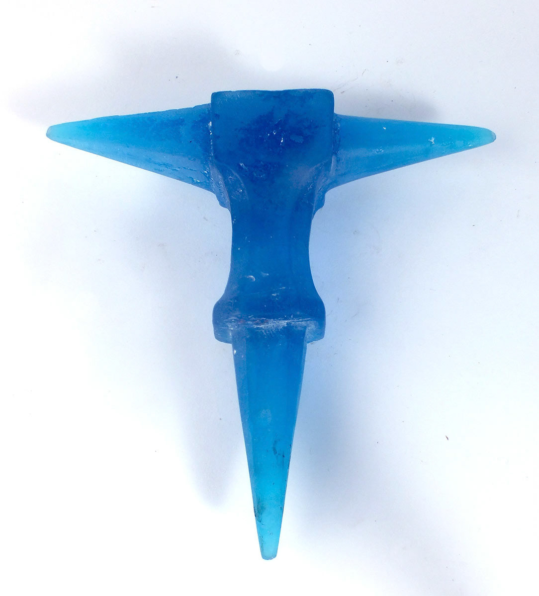 Enclumes - Pâte de cristal bleu, 2020