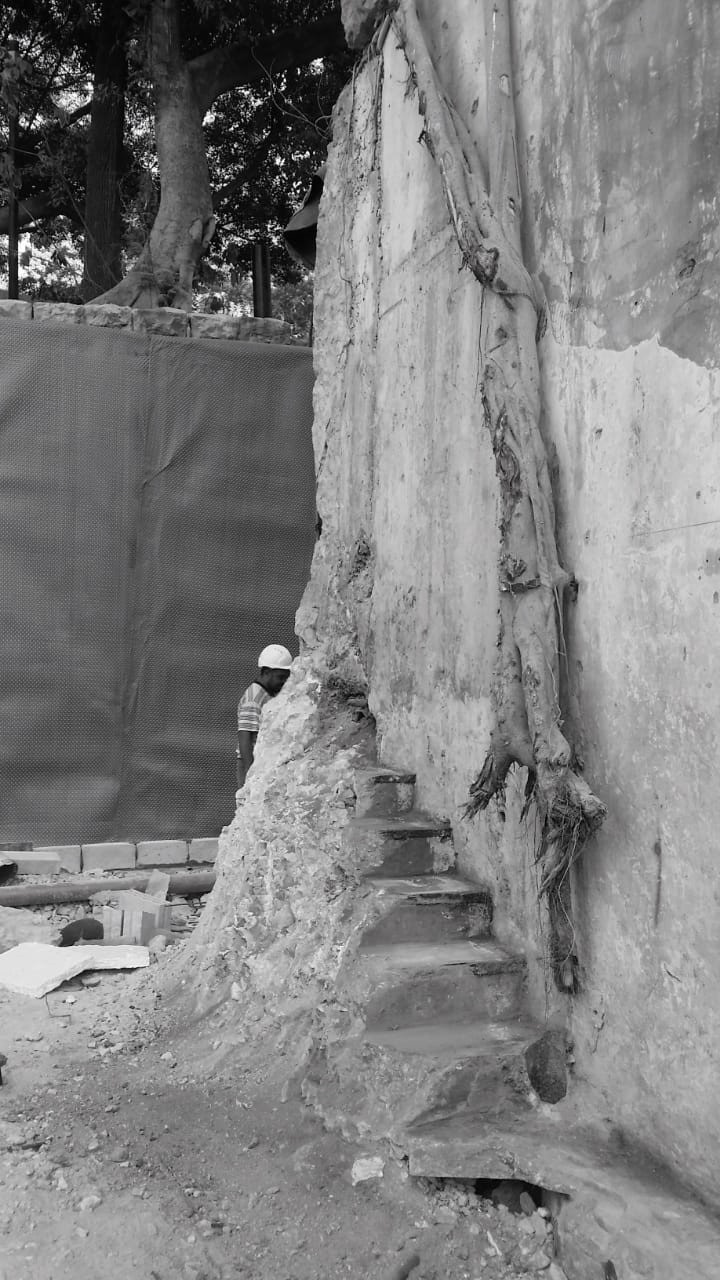 Discovered during excavation