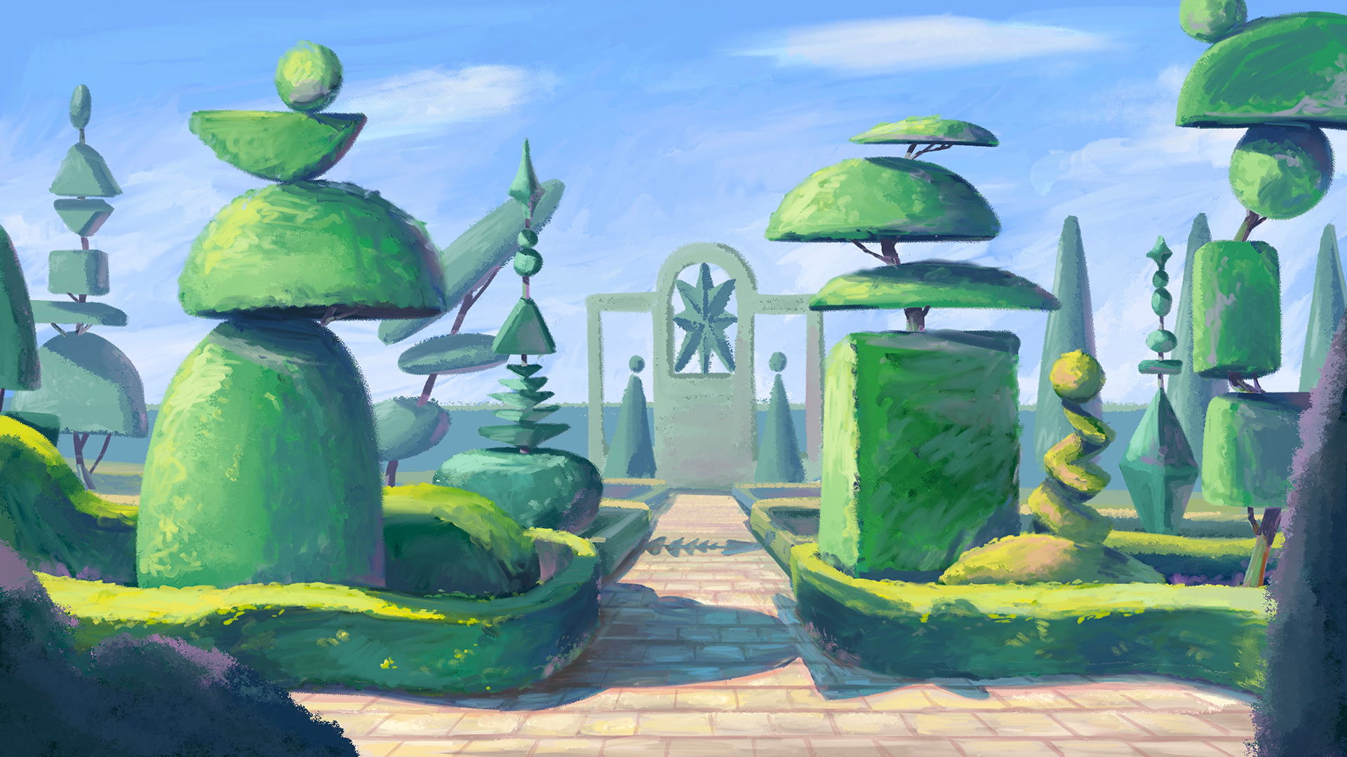 "Rip Off", Background Art by Gwen Gunyung Lee