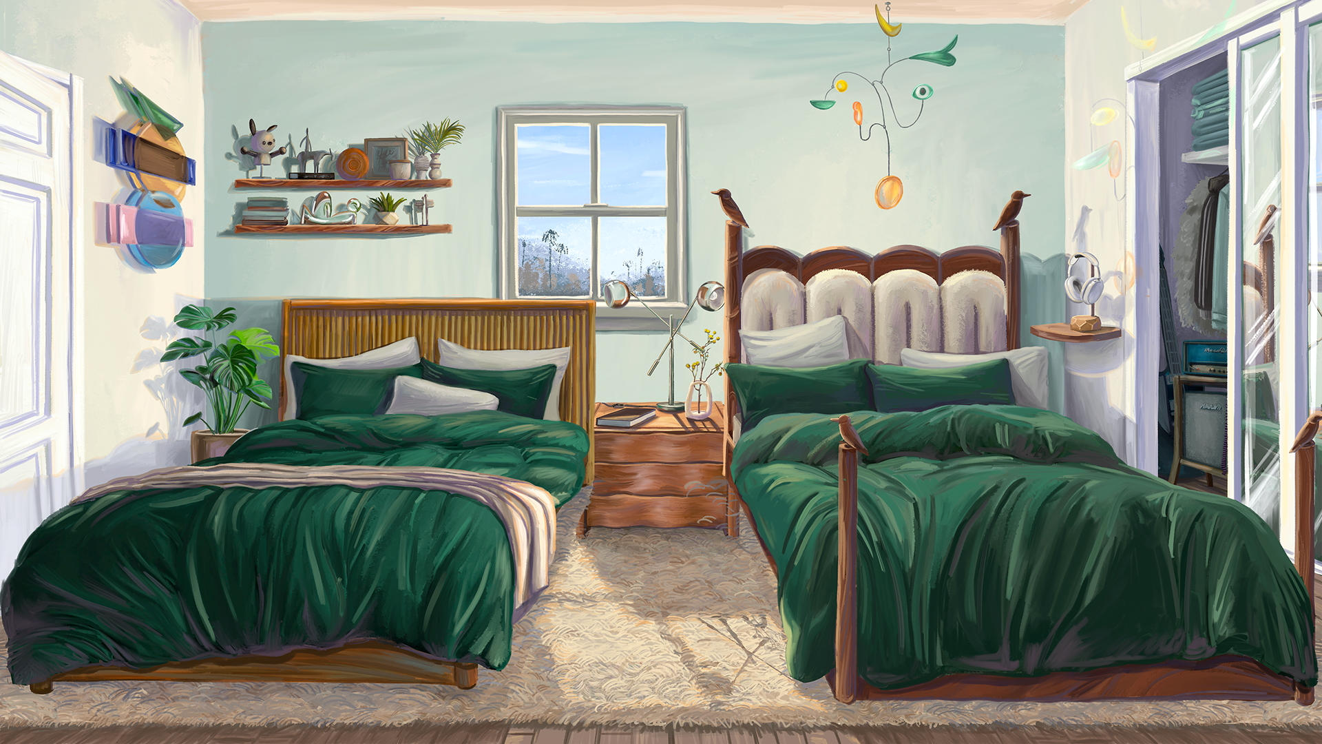 "Rip Off", Background Art by Gwen Gunyung Lee