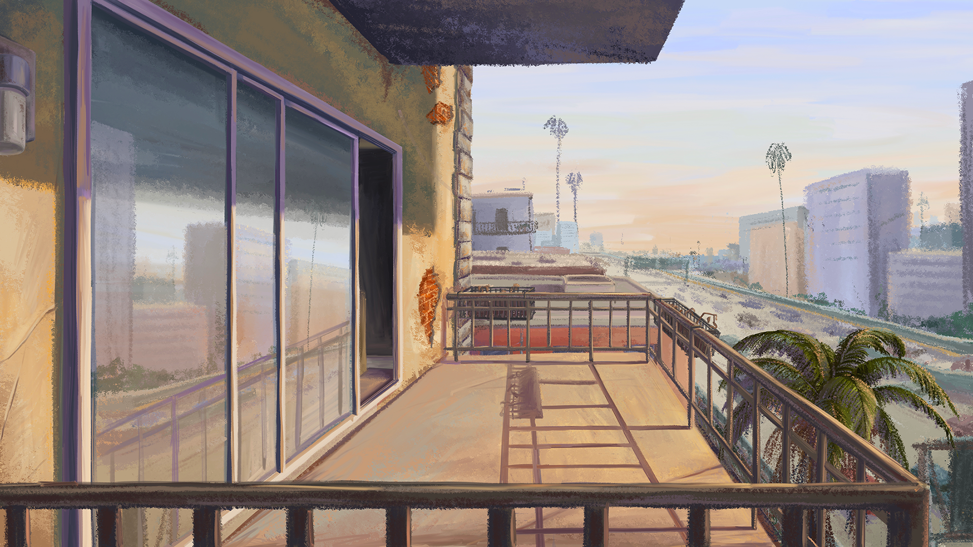 "Rip Off", Background Art by Gwen Gunyung Lee