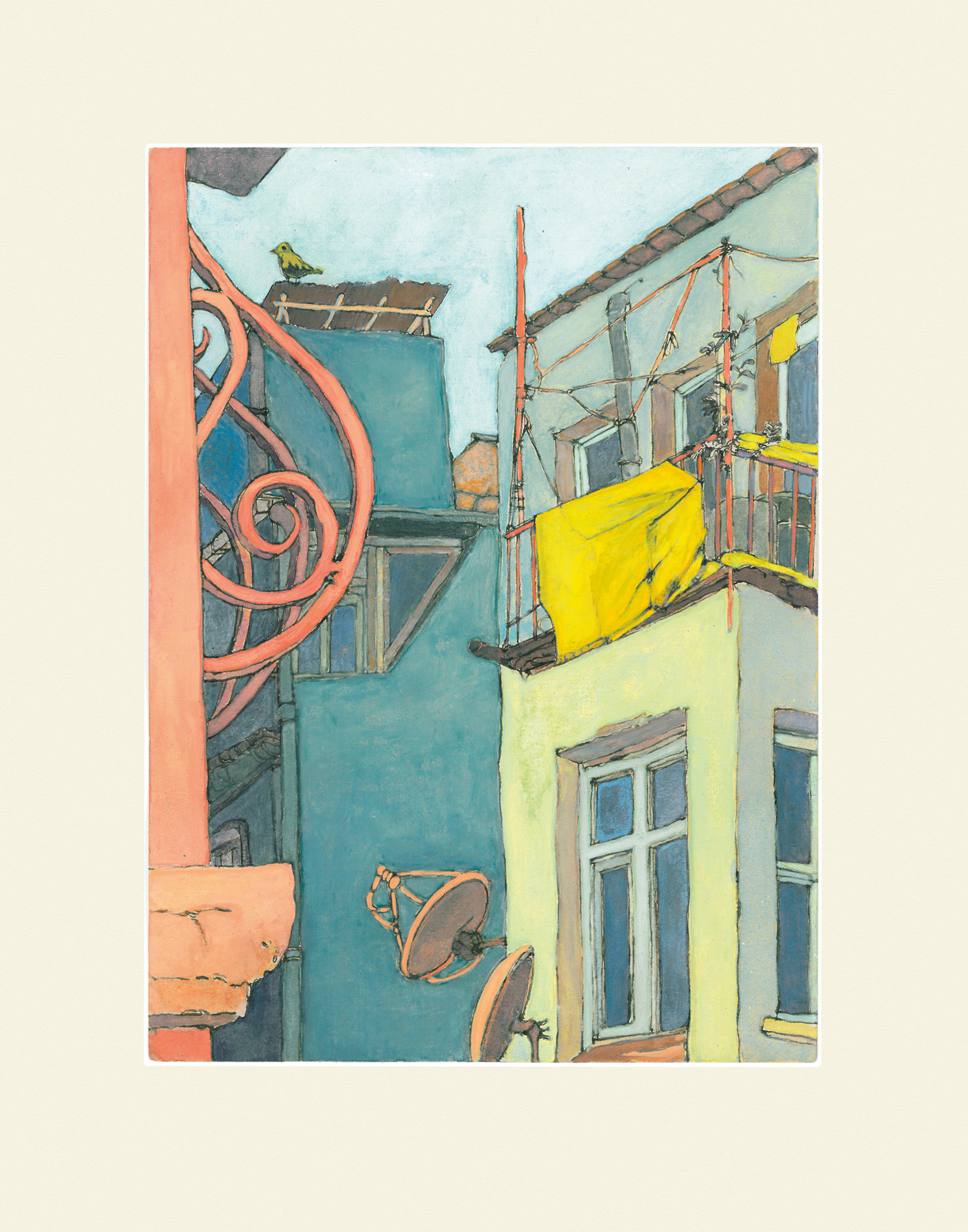 DERES EL ER BARE SJOVERE 2 · Nummereret kunsttryk · 35x27 cm · kr. 300,-