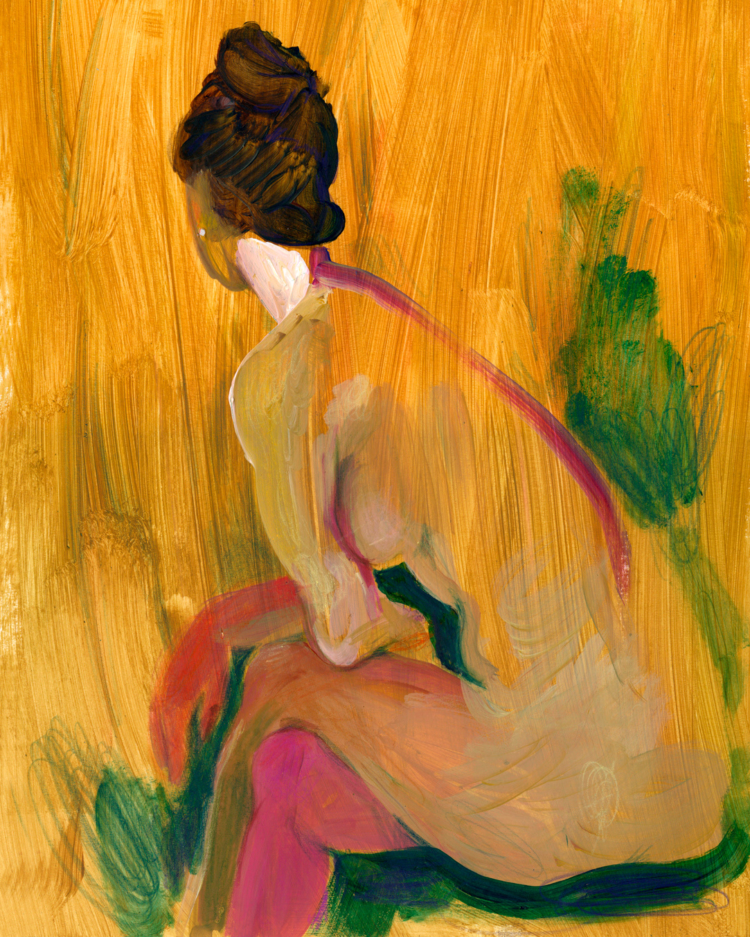 ROSITA · Akryl på karton · 30x40 cm · PRIVATEJE