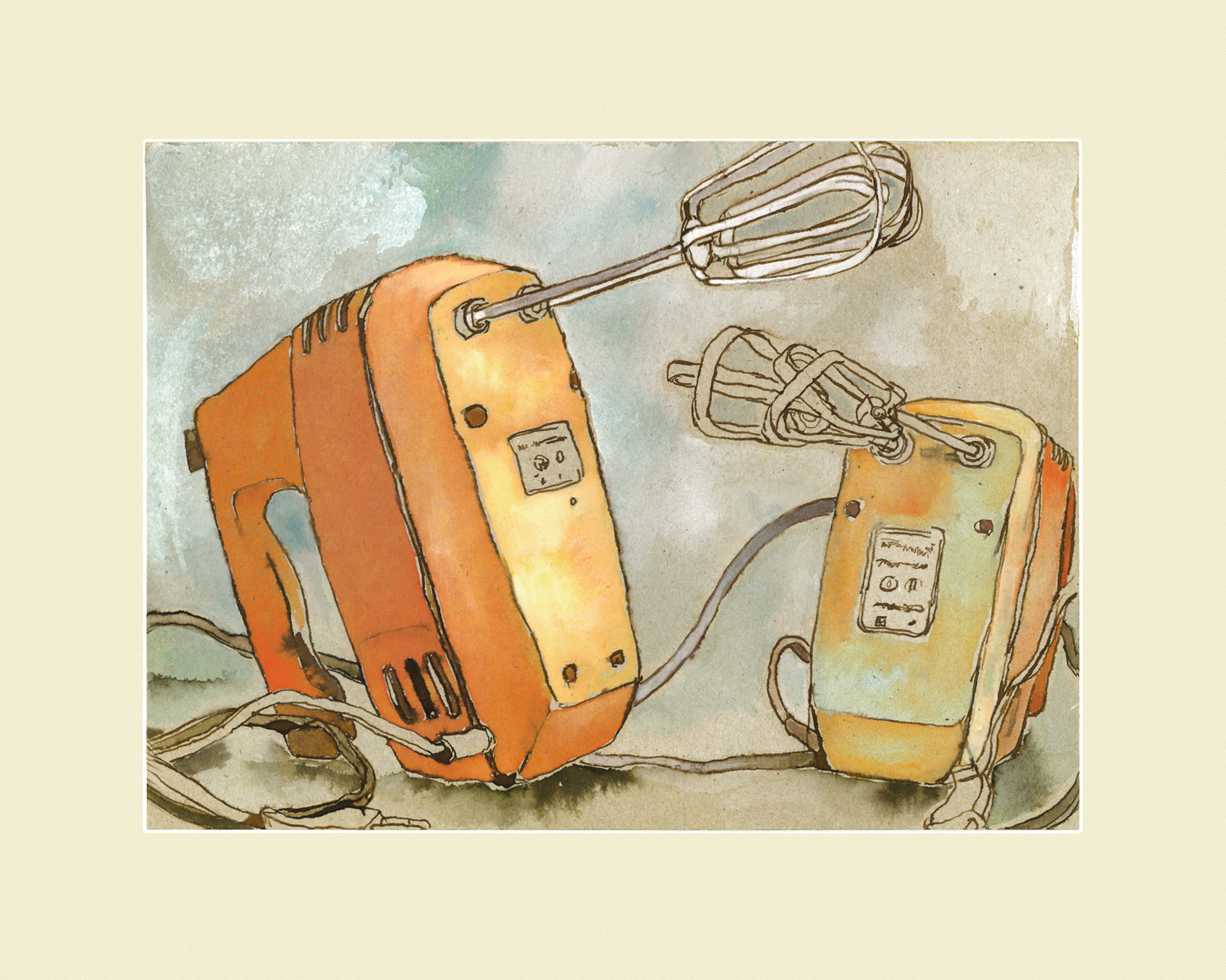 PISK · Nummereret kunsttryk · 24x30 cm · kr. 200,-