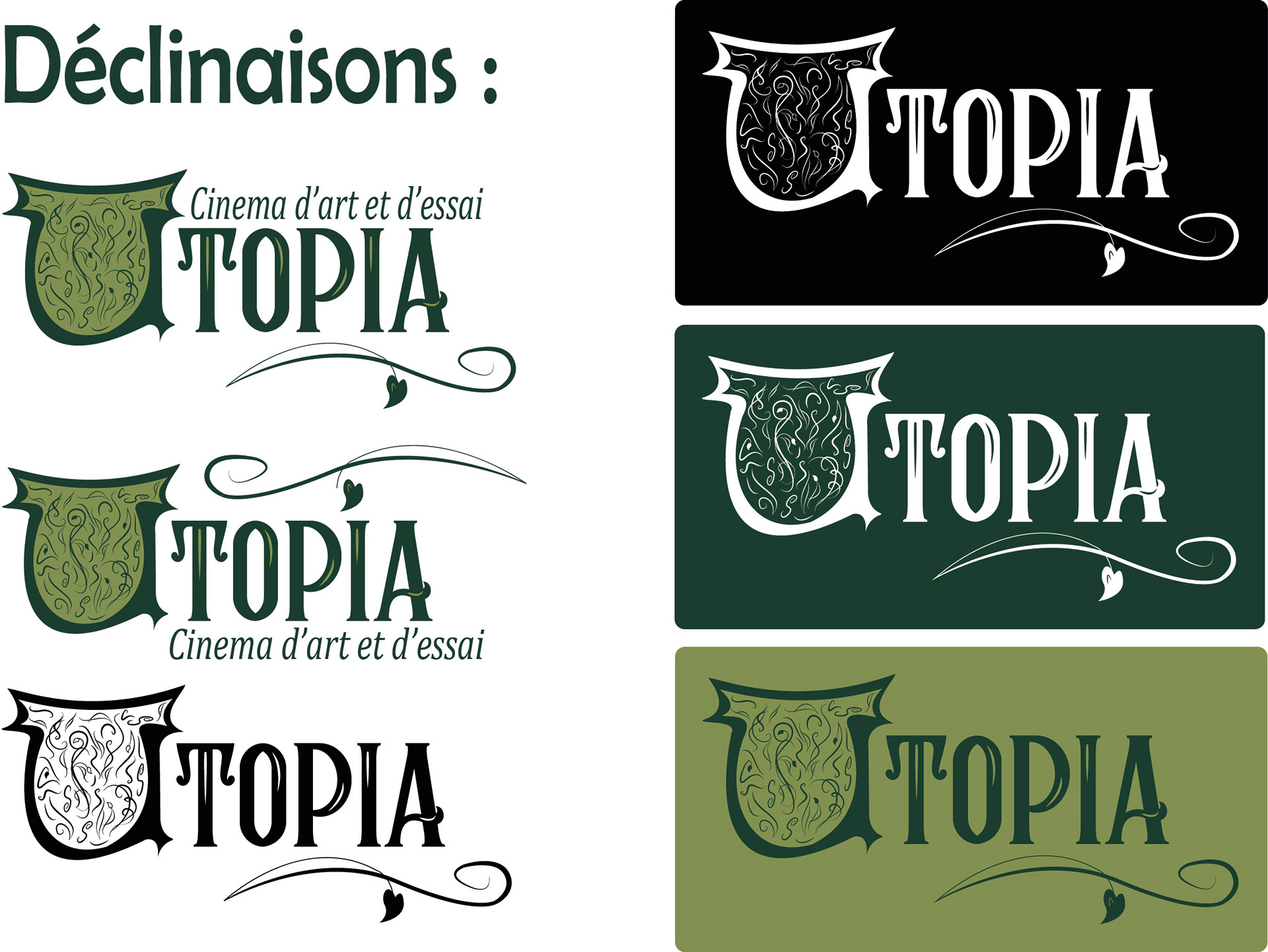 Déclinaisons de mon logo